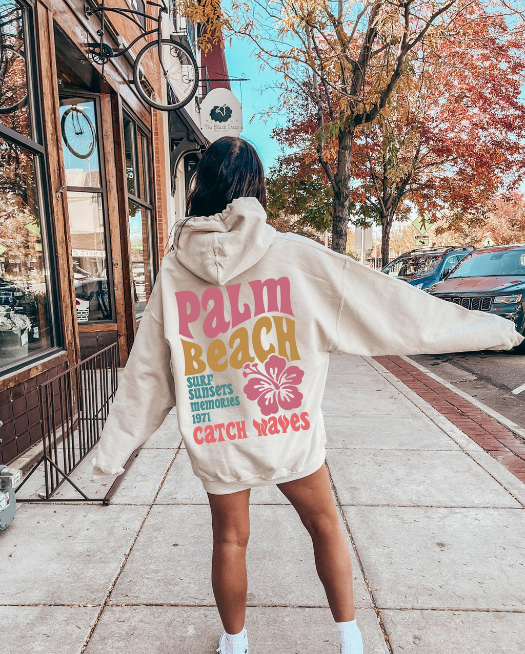 Palm Beach Shirt, Women's Aesthetic Sweatshirt, Retro Summer Tshirt, Mommy Hoodie, Surf Shirt, Coconut Girl Shirts, Girlfriend Gifts