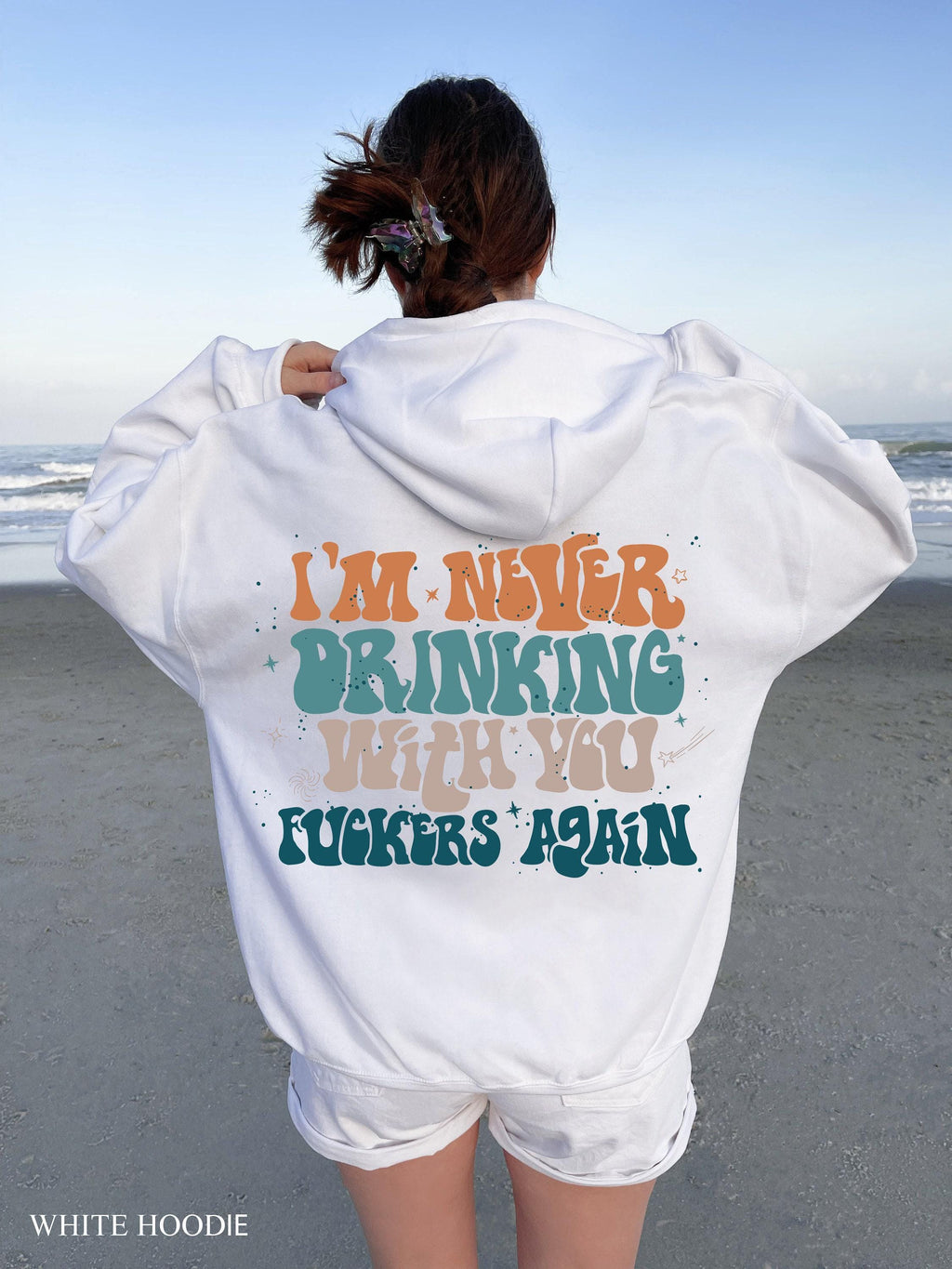Women's Funny Quotes Sweatshirt, This Is My Hangover Hoodie, I'm Never Drinking Again Shirts, Girl Shirts, Trendy Cute Friends Gifts