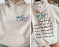 Salt Rosemary Lavender Love Front and Back Sweatshirt, Magical Words on Your Back Tshirt, Practical Magic Hoodie, Gift For Bestie