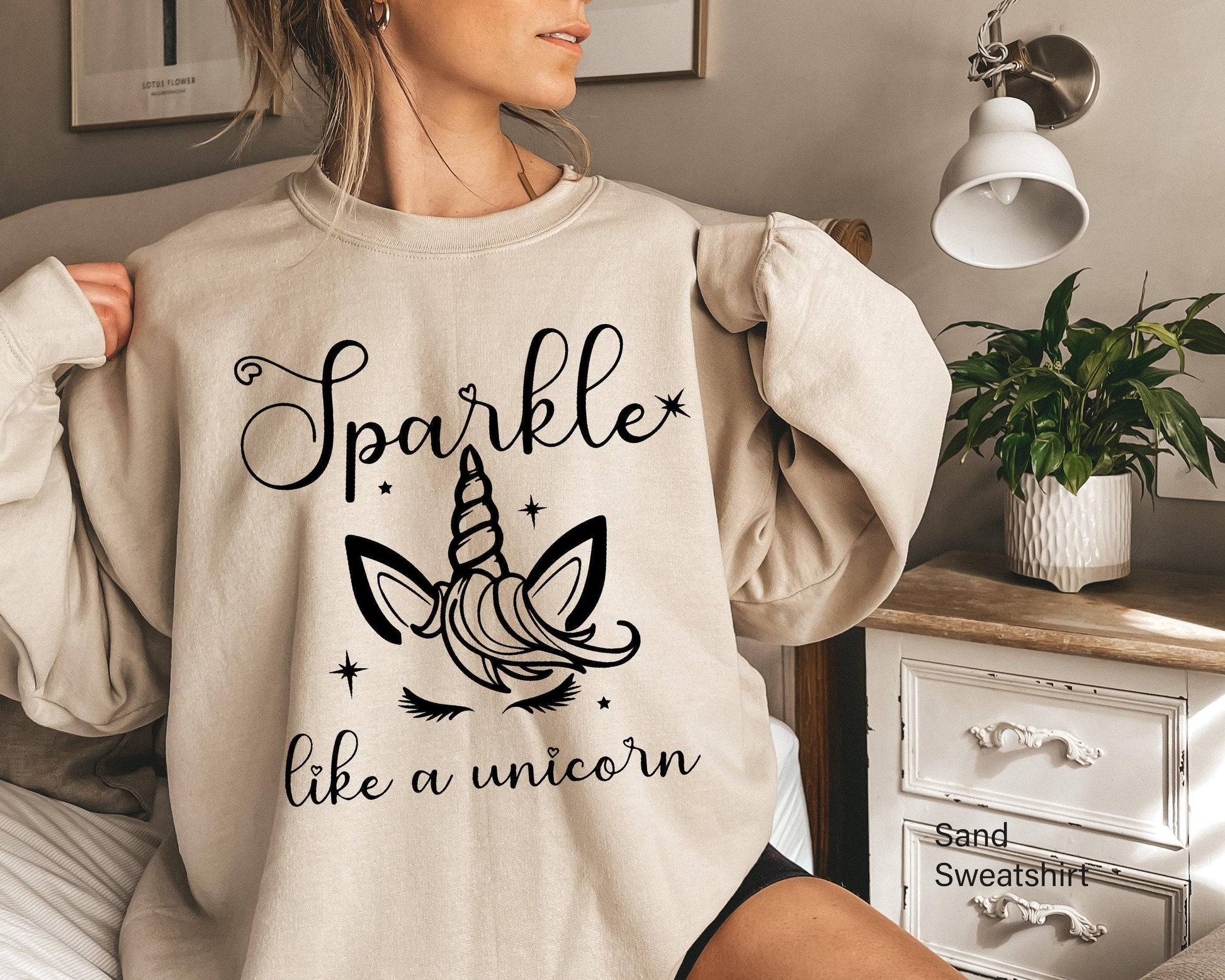 Sparkle Like a Unicorn Shirt, Cute Unicorn Sweatshirt, Unicorn Valentine Shirt, Valentines Gifts For Her, Unicorn Girl Birthday Shirt