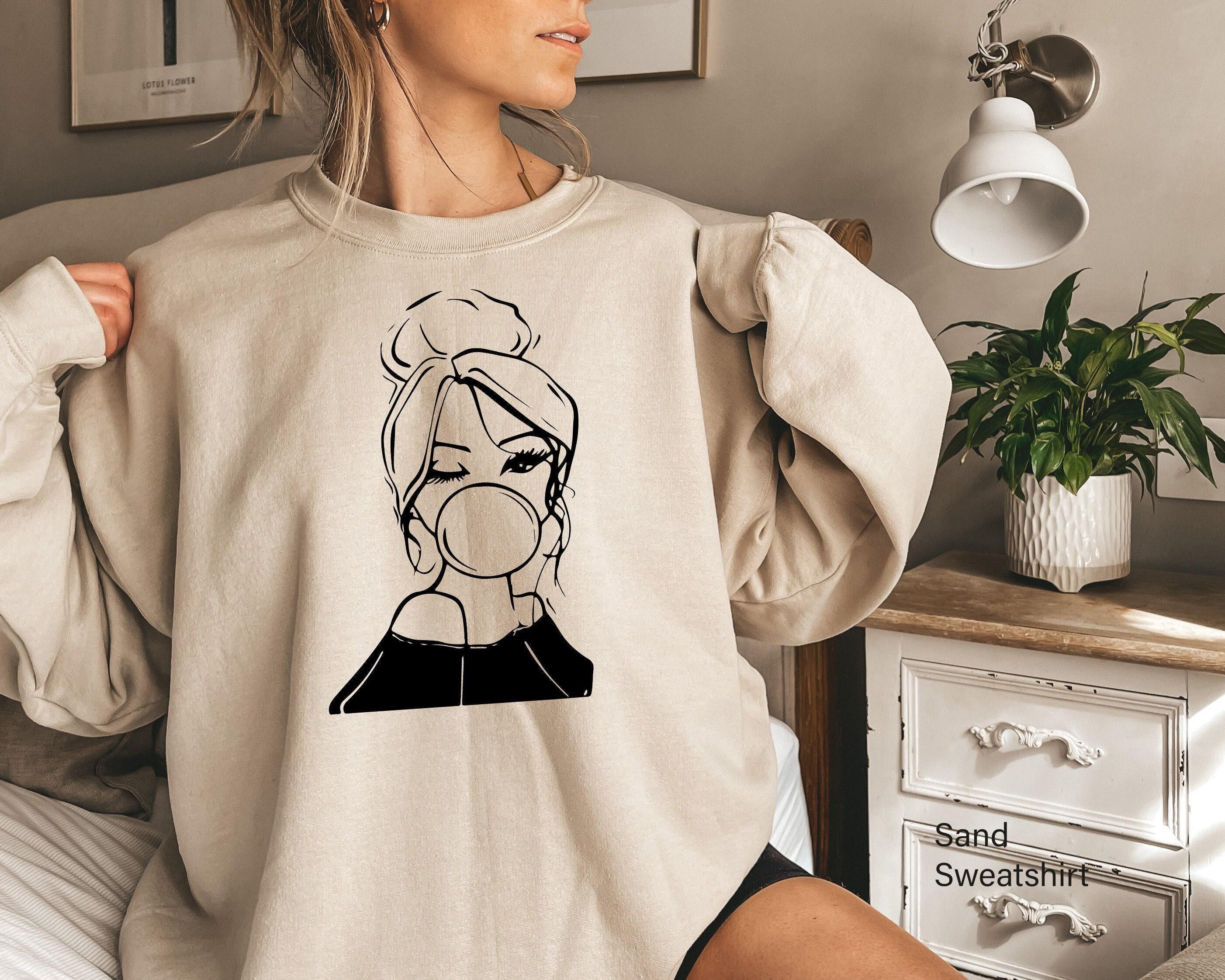 Bubble Gums Girl Shirt, Bubble Gums Shirt, Chewing Gums Shirt, Bubble Girl Shirts, Sassy Shirts, Trendy Sweatshirts, Gif