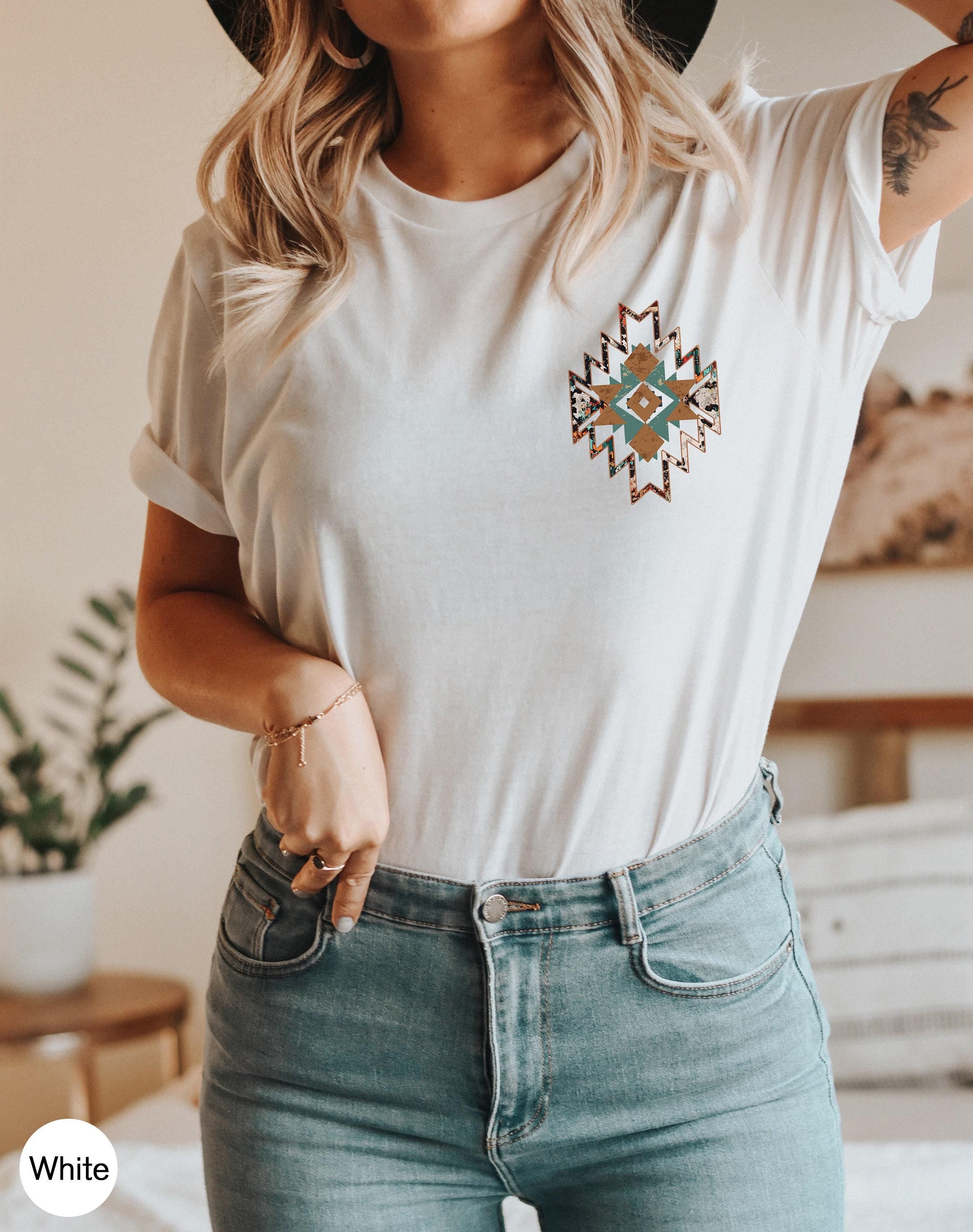Aztec Shirt, Women's Country Shirt, Aesthetic Cowgirl Sweatshirt, Rodeo Hoodie, Cowboy Shirt, Valentines Gifts For Her, Ethnic Shirts