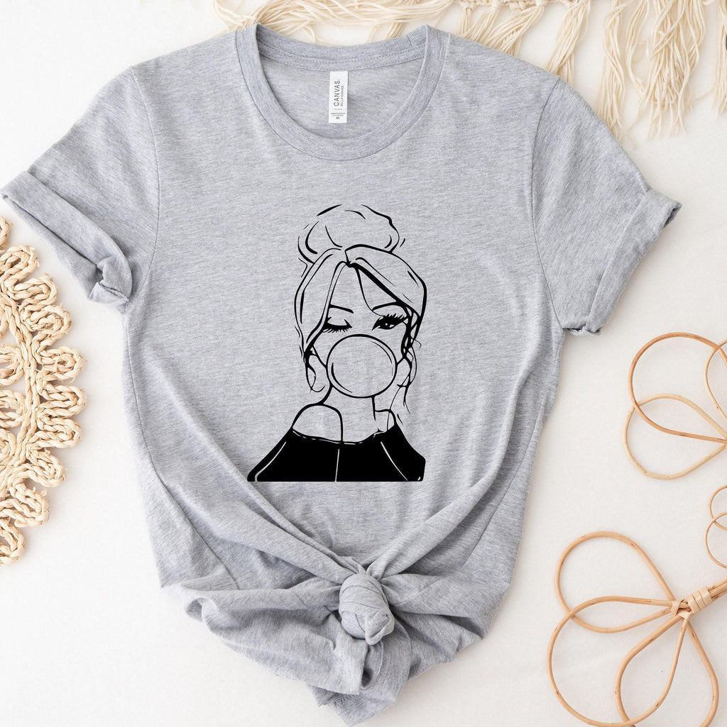 Bubble Gums Girl Shirt, Bubble Gums Shirt, Chewing Gums Shirt, Bubble Girl Shirts, Sassy Shirts, Trendy Sweatshirts, Gifts For Women
