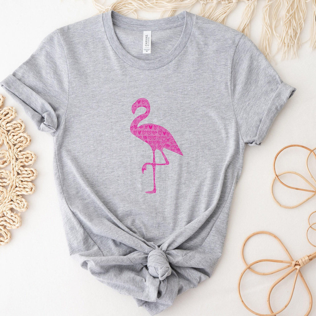 Aesthetic Flamingo Shirt, Funny Animals Lovers Shirt, Trendy Zoo Visitors Shirt, Pink Flamingo Tee, Minimalist Flamingo Lover Tshirt
