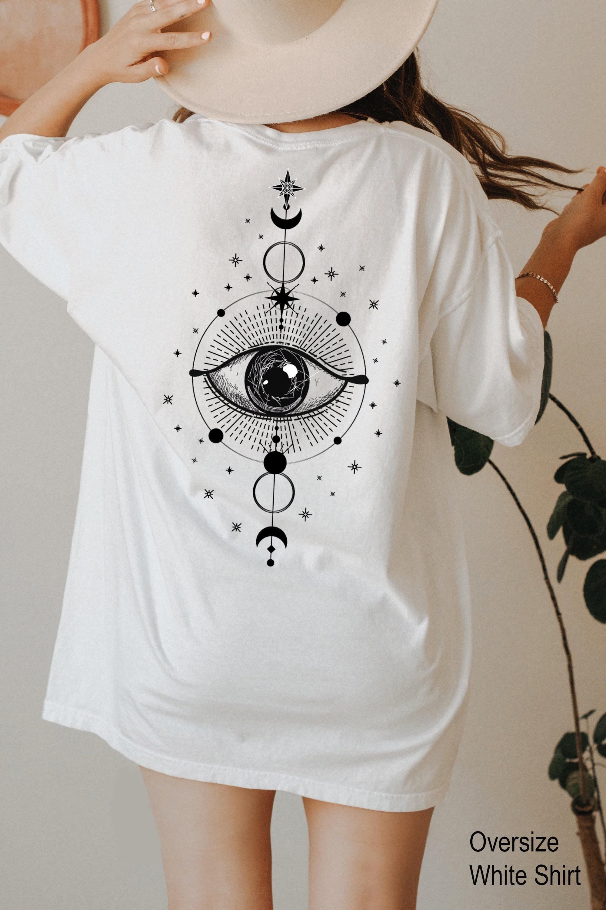 All Seeing Eye Sweatshirt, Sun and Moon Shirt, Trendy Hoodie For Women, Witch Shirt, Aesthetic Valentines Gifts, Witchy Gift For Her