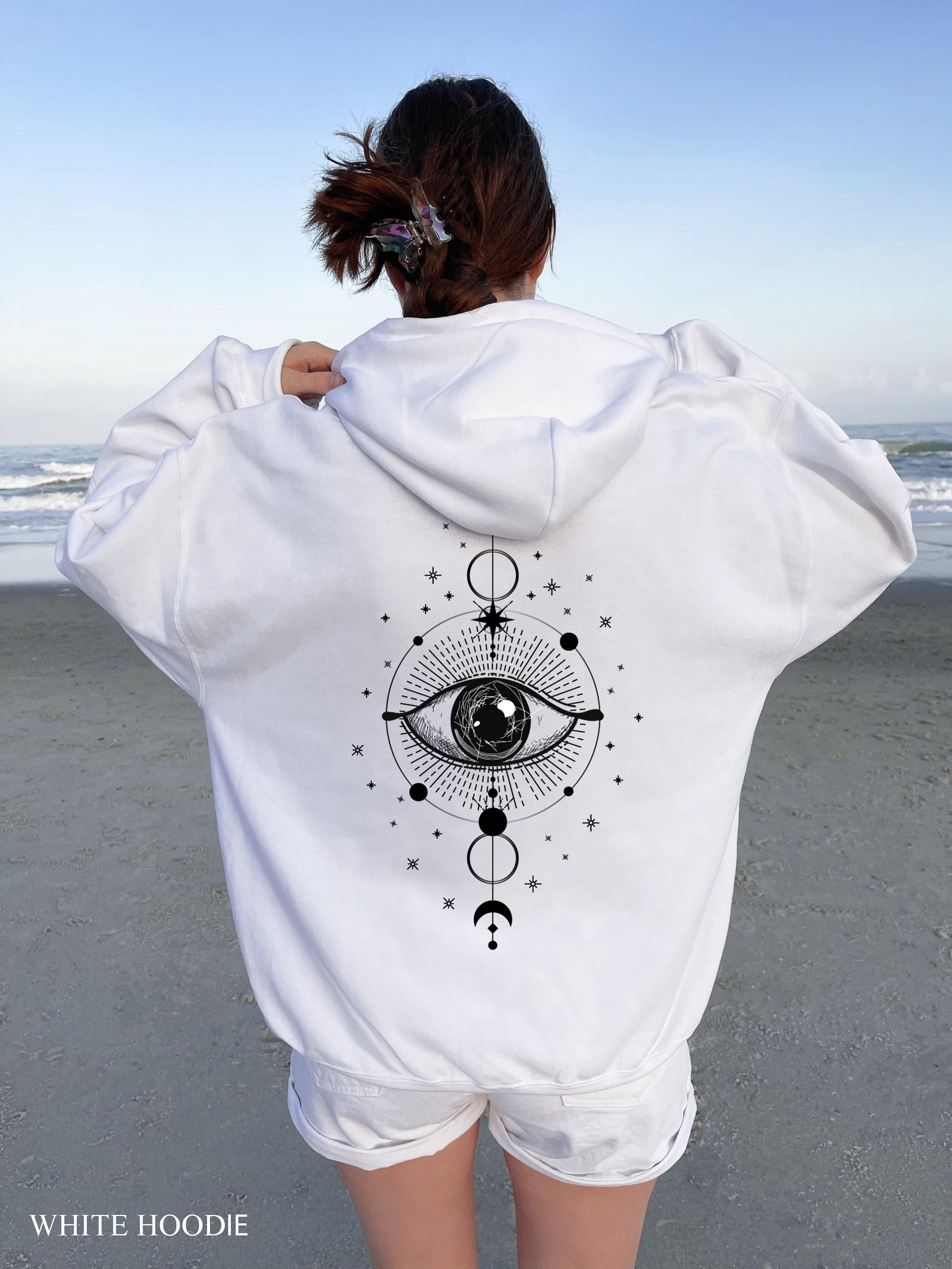 All Seeing Eye Sweatshirt, Sun and Moon Shirt, Trendy Hoodie For Women, Witch Shirt, Aesthetic Valentines Gifts, Witchy Gift For Her