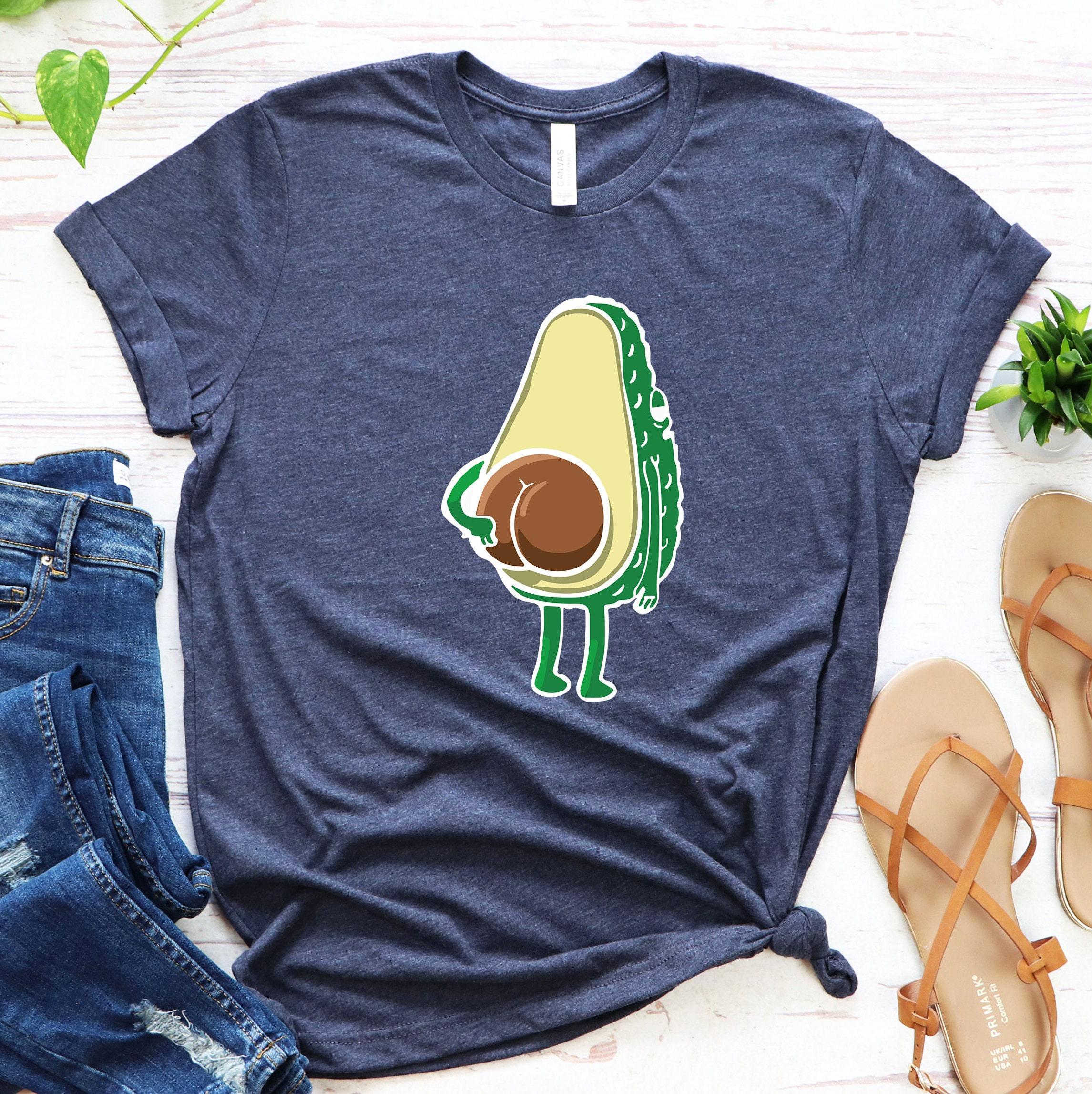 Funny Avocado Sweathirt, Avocado Butt Shirts, Vegetarian Shirt, Vegan Shirt, Avocados Gifts For Women, Hilarious Gifts F