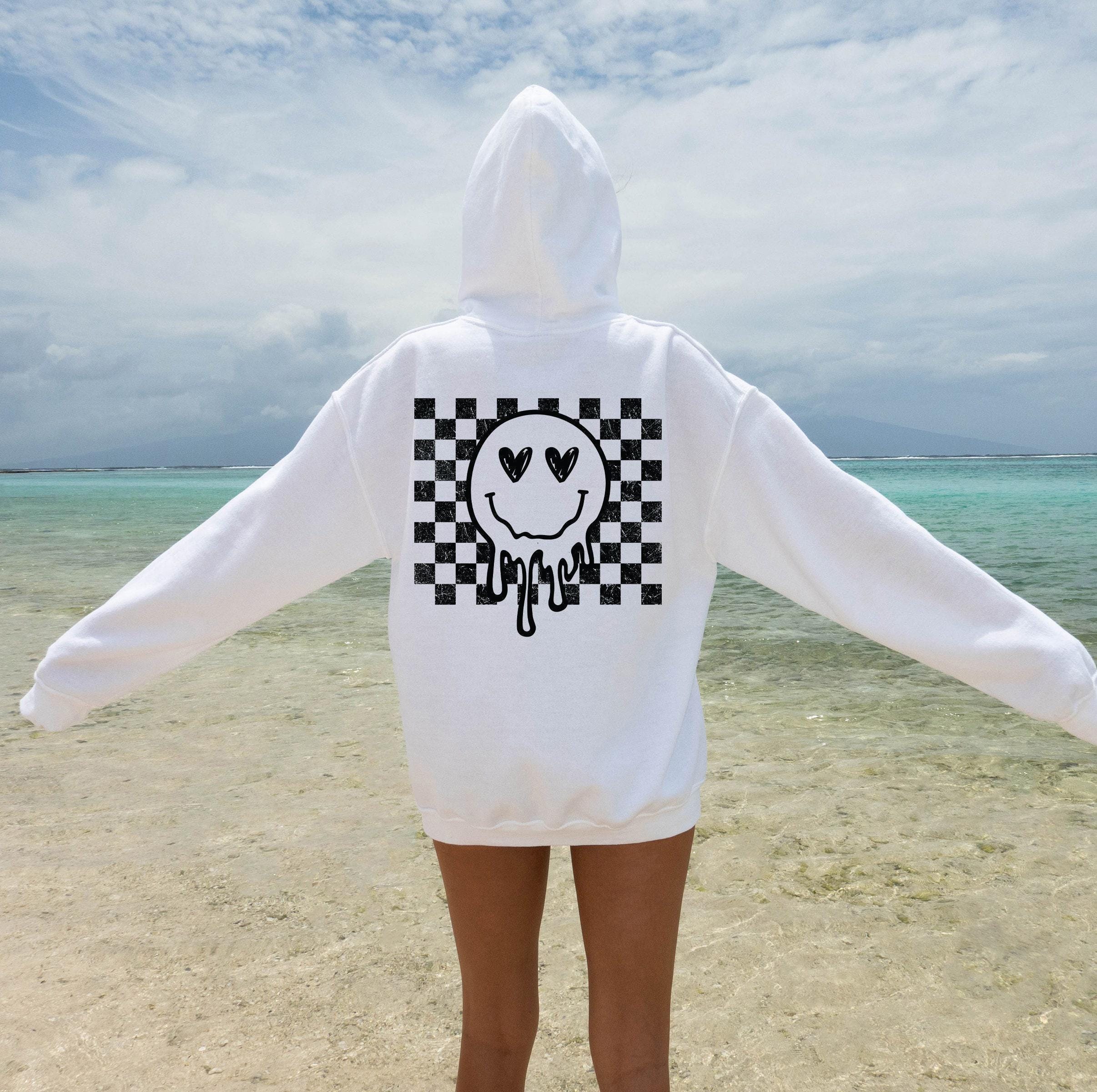 Happy Face Sweatshirt, Smile Face Shirt,  Hoodie, Aesthetic Valentines Gift For Her, Trendy Hoodie For Women, Cute Tshirts