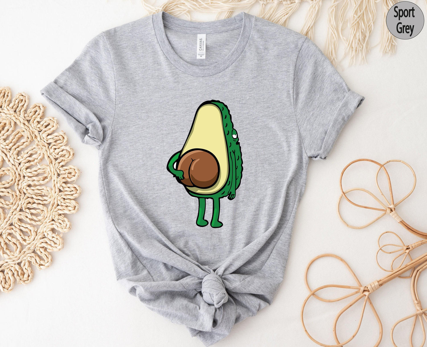 Funny Avocado Sweathirt, Avocado Butt Shirts, Vegetarian Shirt, Vegan Shirt, Avocados Gifts For Women, Hilarious Gifts For Friends