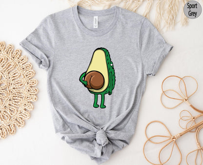 Funny Avocado Sweathirt, Avocado Butt Shirts, Vegetarian Shirt, Vegan Shirt, Avocados Gifts For Women, Hilarious Gifts For Friends