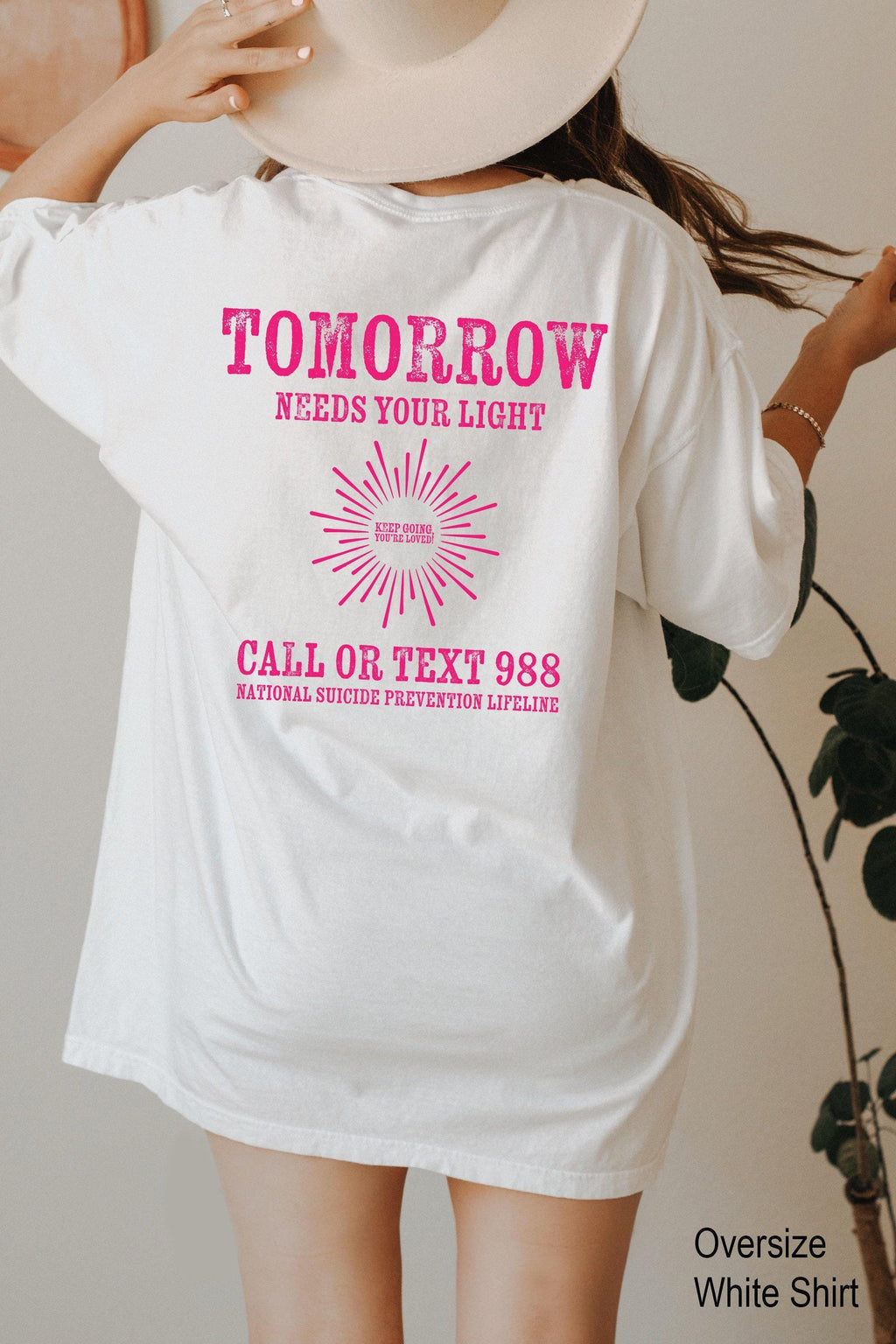 Tomorrow Needs Your Lights Hoodie | Women Mental Health Sweatshirt, Animal Lover Gifts, Giraffe Lover Gifts, Giraffe Gift, Cute Shirt