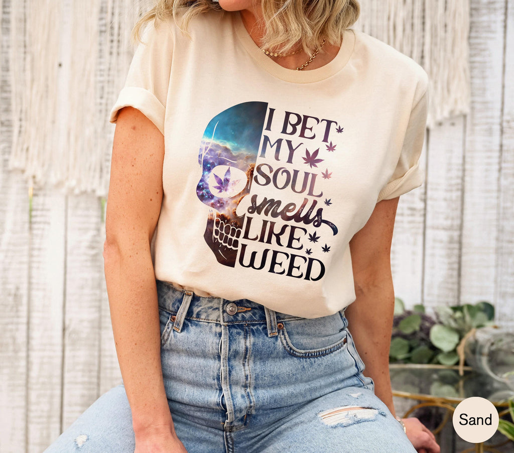 Women's Trendy Weed Shirt | Funny Cannabis Sweatshirt, Stoner Gifts For Her, Gifts For Stoners, 420 Gifts, Pot Head Tshirts, Hoodie Smoker