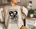 Loving Story Shirts, Women's Skeleton Sweatshirts, Girl's Aesthetic Hoodie, Indie Shirt, Grunge Tshirts, Witchy Gifts For New Fiancee