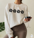 Mahagua Flower Shirt, Women's Preppy Sweatshirt, Aesthetic Hoodie, Trendy Hoodie For Teens, Cute Flowery Shirt, Gift For Plant Lady