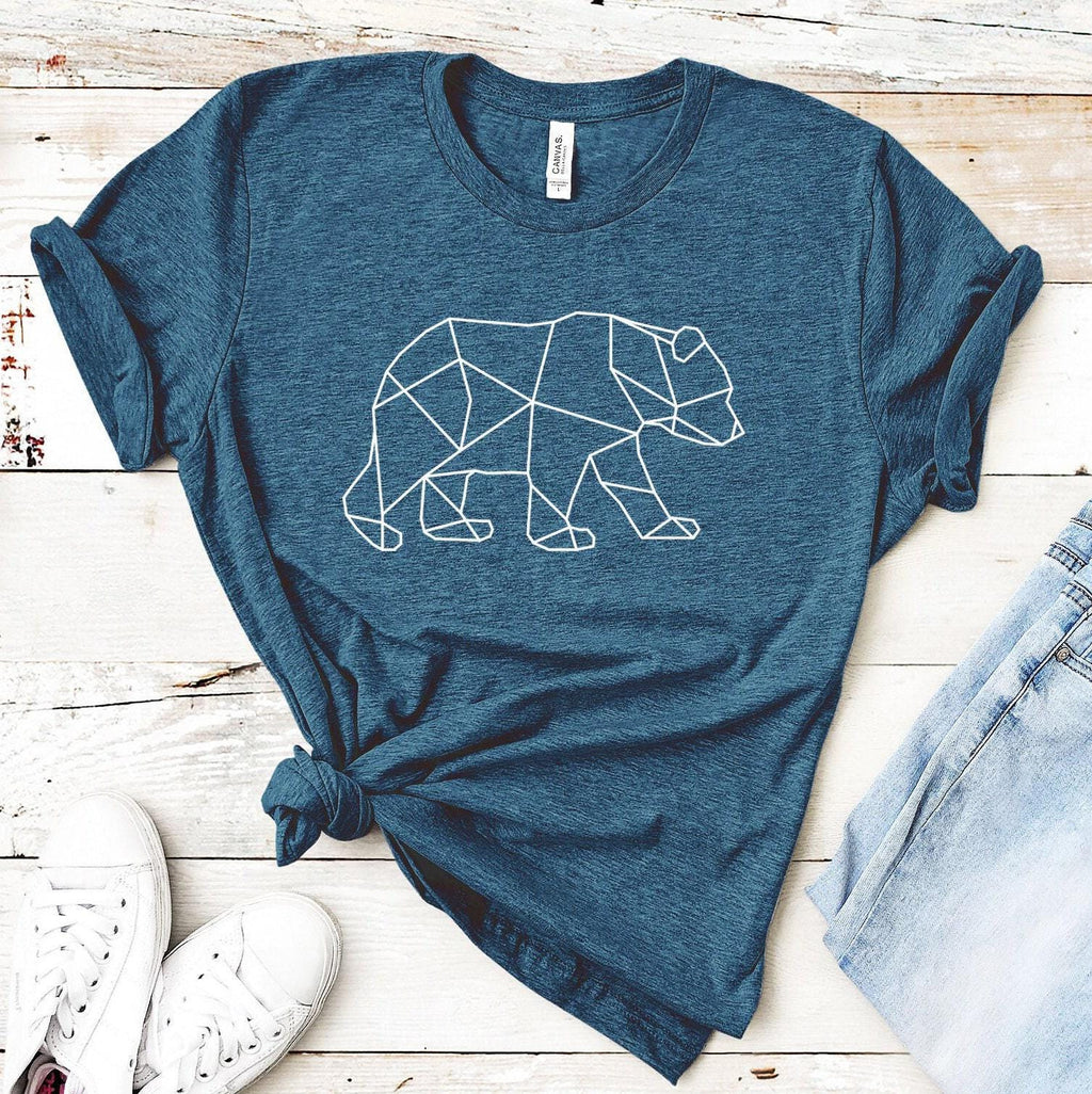 Bear Shirt, Line Art Shirt, Grizzly Bear Shirt, Animals Lover Shirt, Mama Bear Shirt, Gifts For Women, Mama Shirt, Mom Bear Shirt