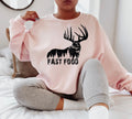 Funny Hunting Shirt, Women's Hunter Sweatshirt, Fast Food Tshirt, Deer Hunting Shirt, Offensive Shirt, Deer Shirt, Best Friend Gifts