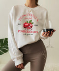 Persephone's Pomegranates Sweatshirts | Greek Mythology Hoodie For Women, Book Lover Gift, Dark Academia Shirt, Romantasy Reader Tee