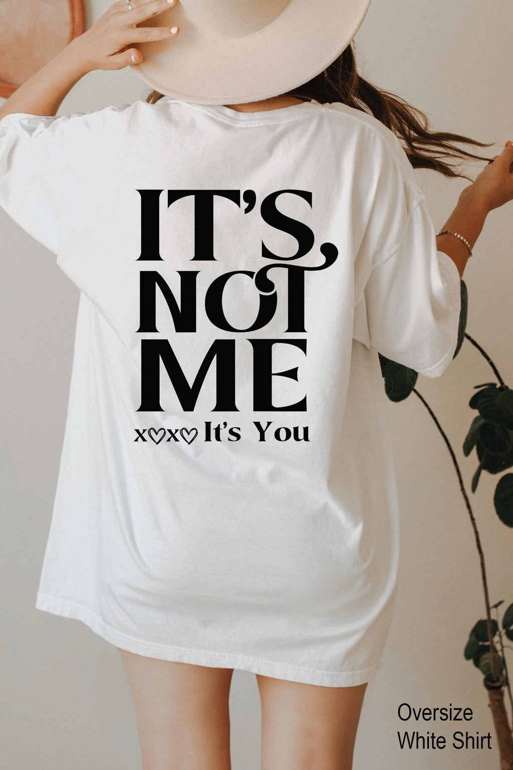 It's Not Me It's You Hoodie, Women's Funny Sweatshirt, Trendy Women Hoodie, Oversized Hoodie Gifts,  Girl Shirt, Attitude Tshirt