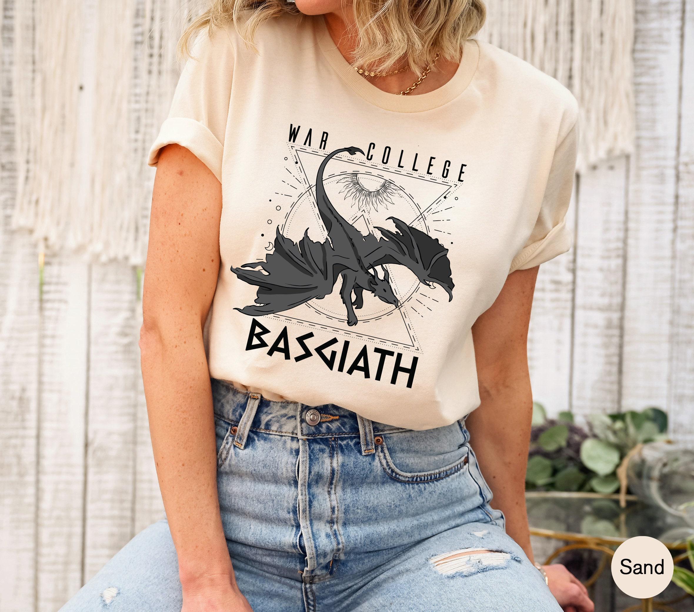 Basgiath War College Sweatshirt, Aesthetic Fourth Wing Hoodie, Dragon Rider Shirt, Gift For Fantasy Reader, Trendy Bookish Shirt