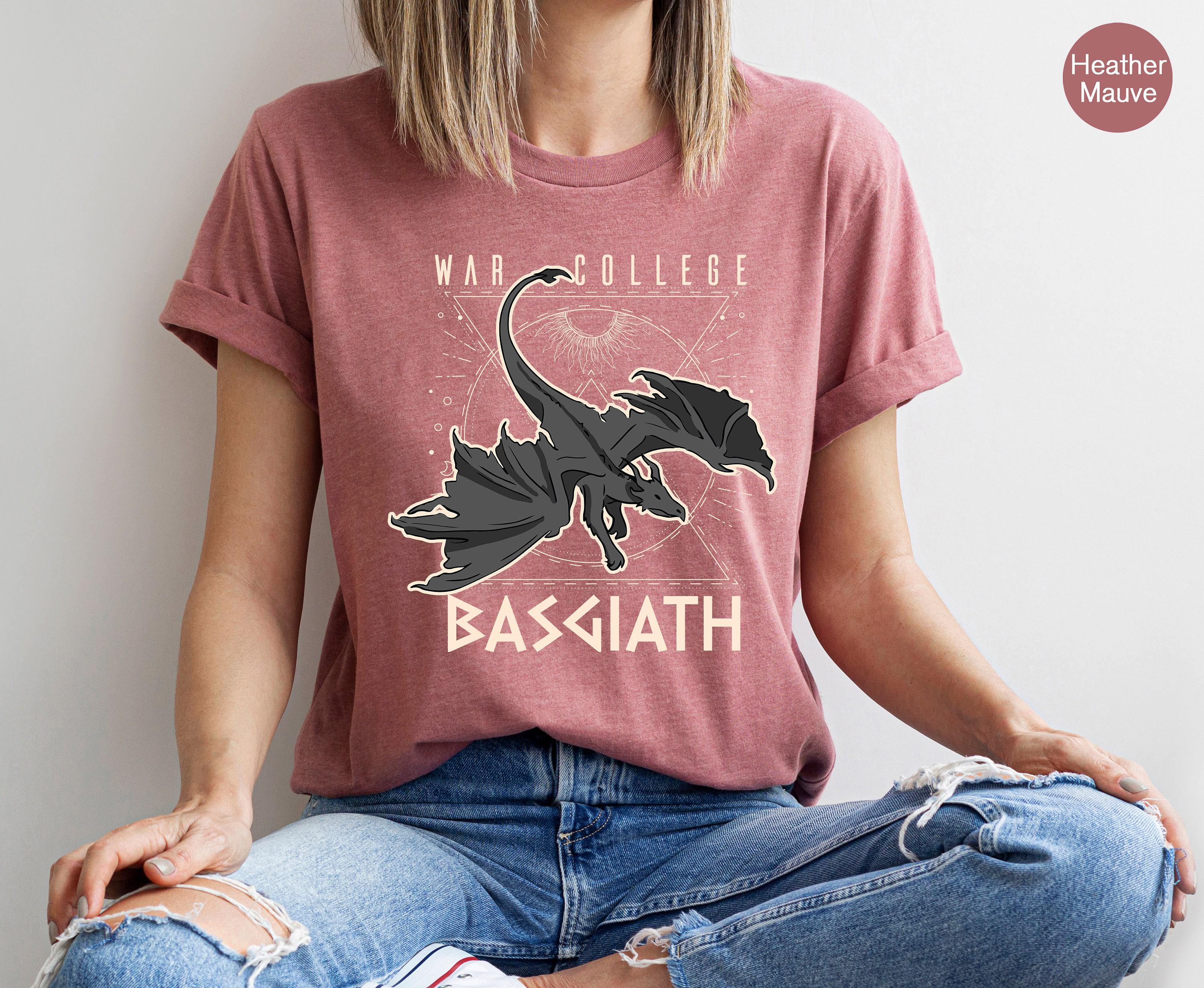 Basgiath War College Sweatshirt, Aesthetic Fourth Wing Hoodie, Dragon Rider Shirt, Gift For Fantasy Reader, Trendy Bookish Shirt