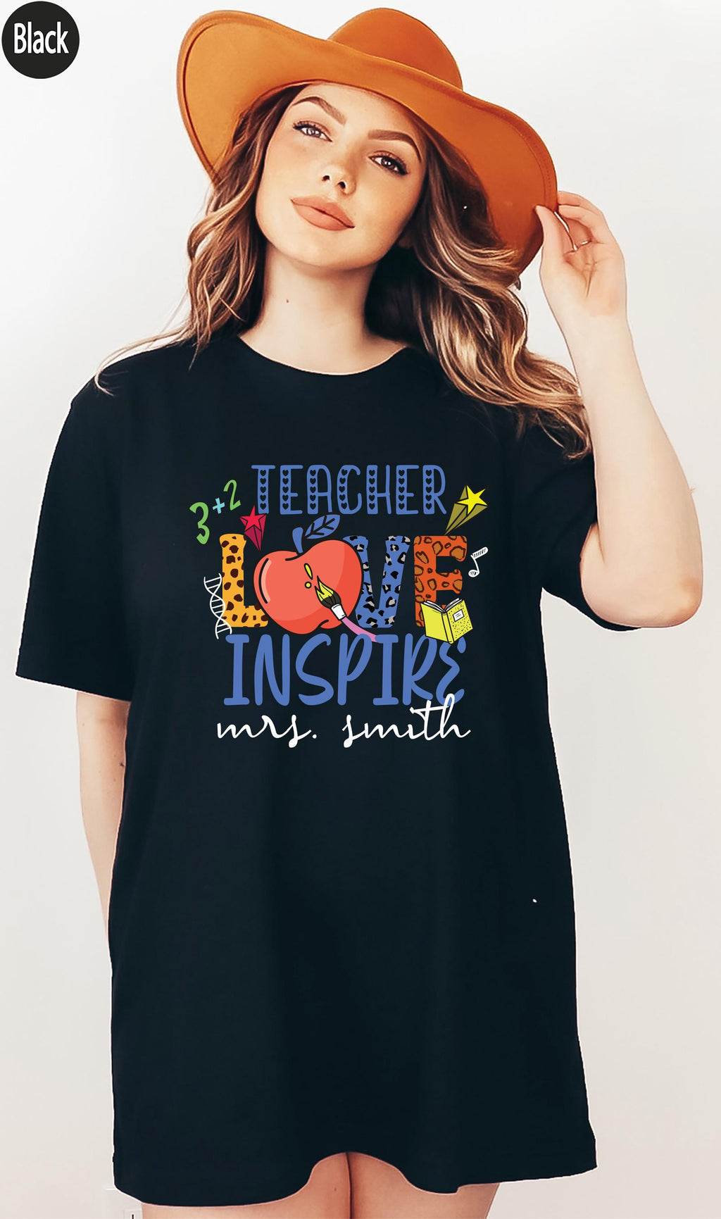Custom Teacher Love Inspire Sweatshirt, Teacher Saying Quote Hoodie For New Teacher, Teacher Motivation T-Shirt, Cute Educator Gift, E8292