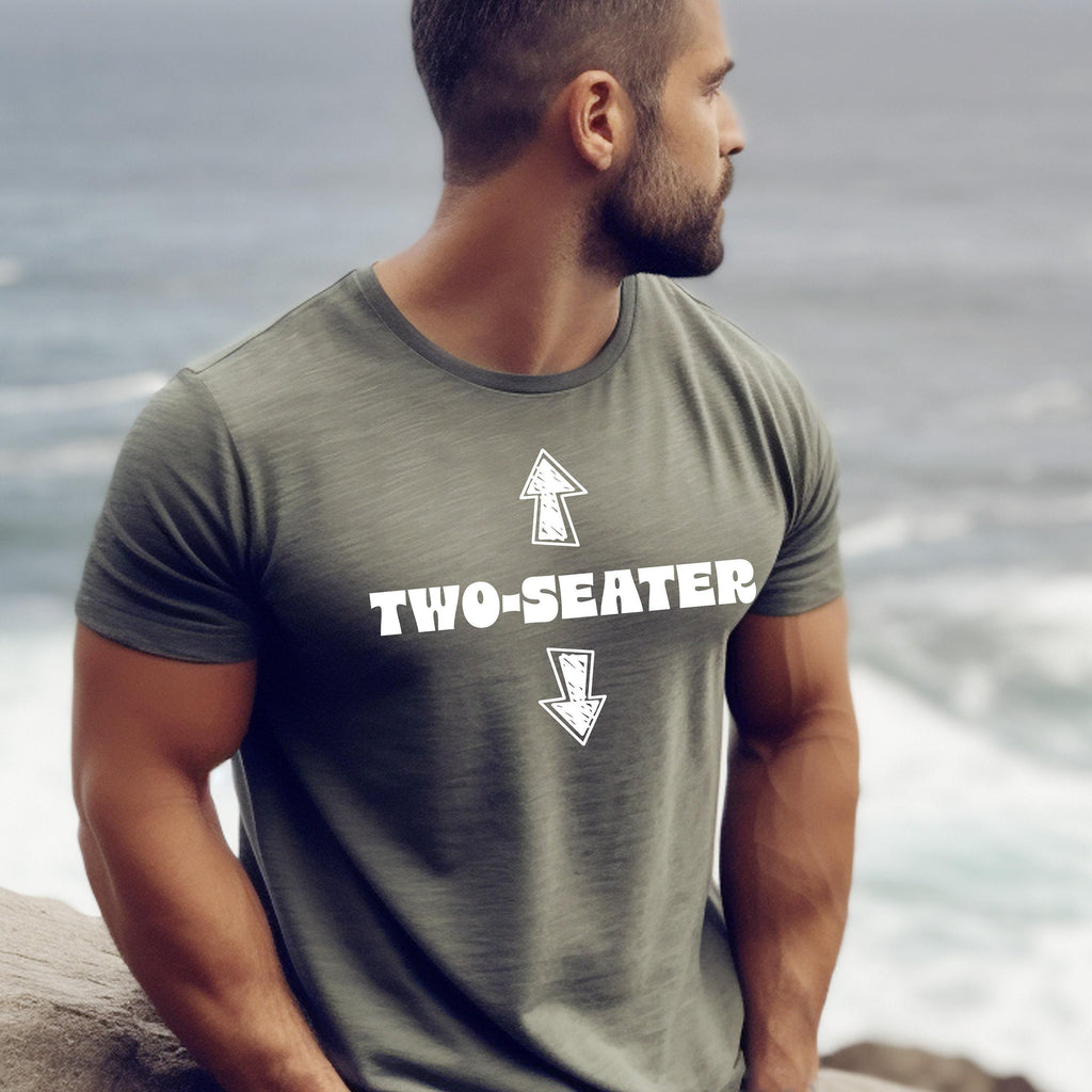 Funny Two Seater Hoodie for Men, Sarcastic Husband Gift, Dad Joke Hoodie