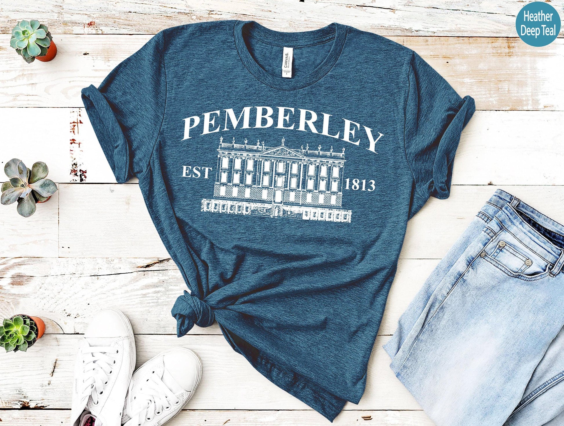 Pemberley Sweatshirt | Book Lover Gifts For Women, Best Friend Gift, Jane Austen Gifts, Reader Gifts, Book Lover Gift, Jane Austen Fan Tee