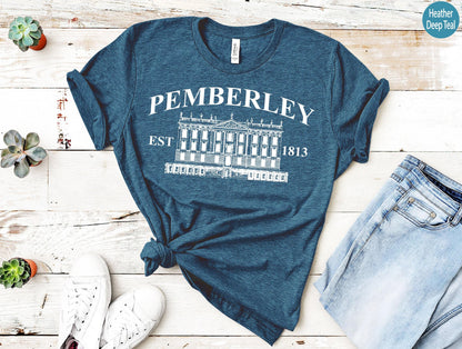 Pemberley Sweatshirt | Book Lover Gifts For Women, Best Friend Gift, Jane Austen Gifts, Reader Gifts, Book Lover Gift, Jane Austen Fan Tee