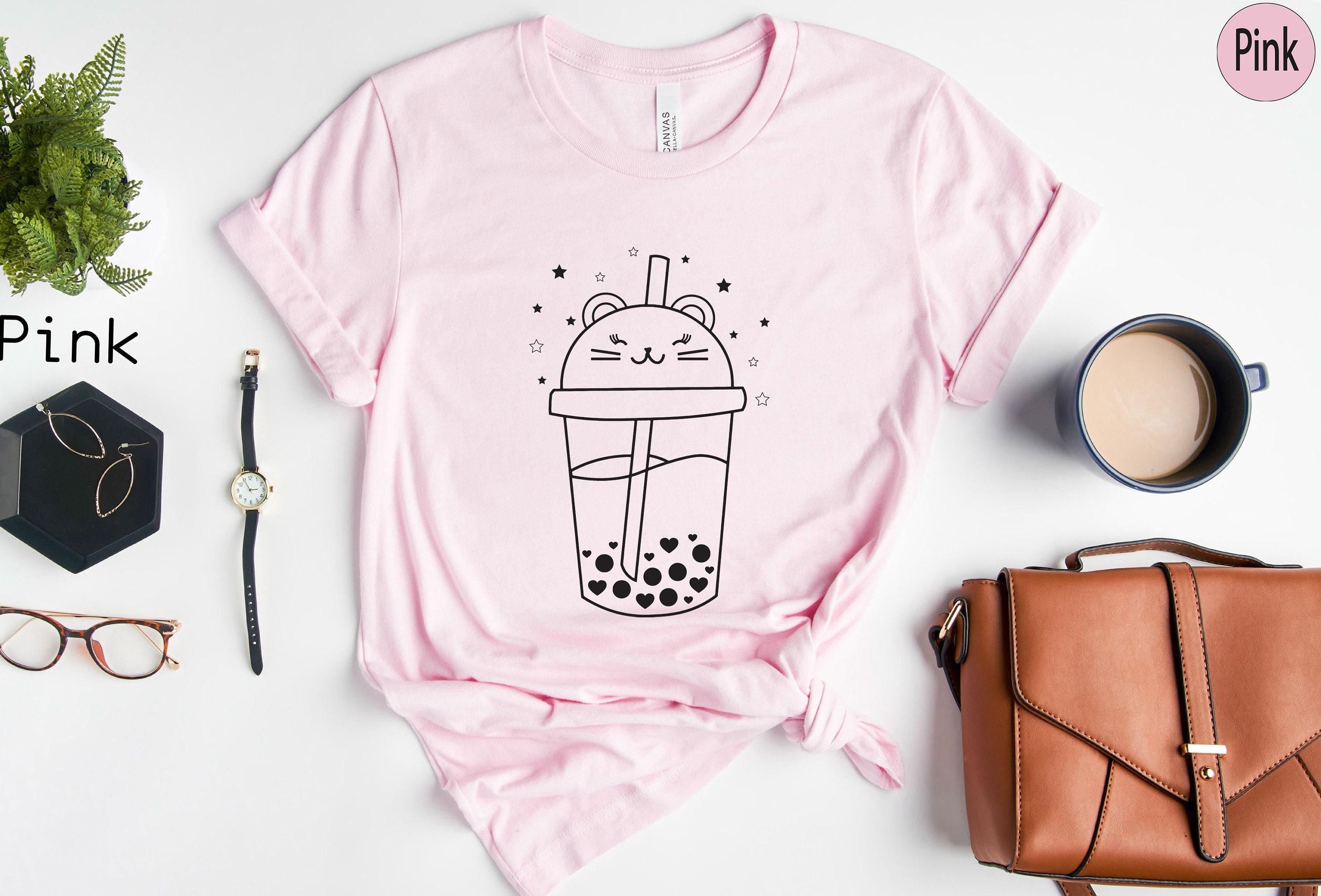 Boba Sweatshirt, Cat Boba Shirt, Koala Boba Hoodie, Bubble Tea Shirt, Kawaii Gift For Boba Lovers, K-Drama Tshirts, Trendy Cute Gifts