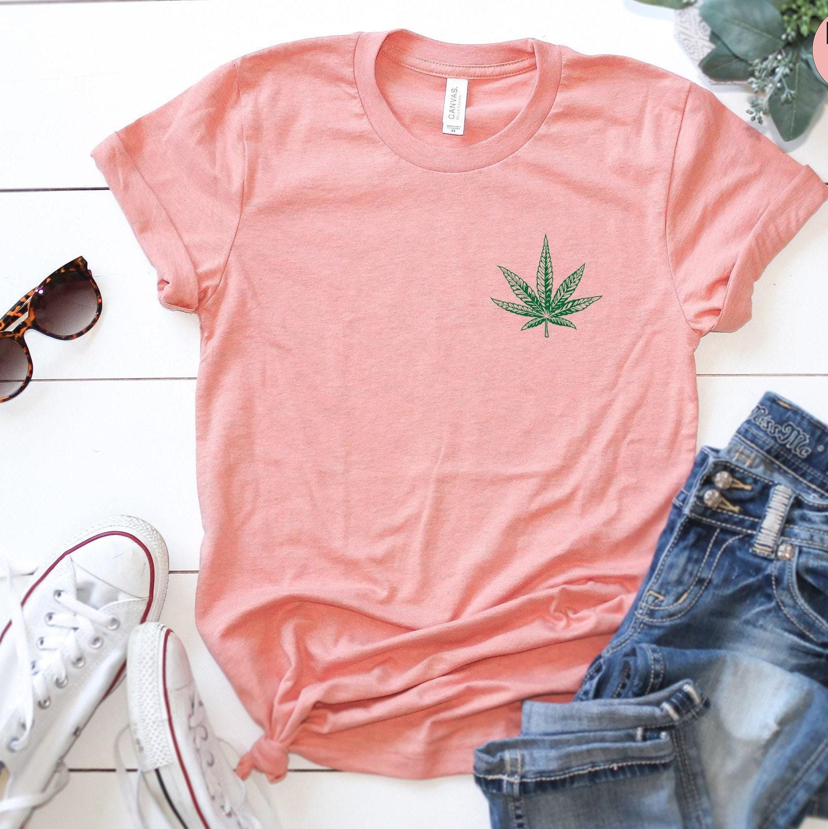 Plant Leaf Sweatshirts | 420 Gifts For Women, Weed Lover Gift, Cute Smoker Gifts, Gifts For Friends, Gifts For Girlfrien