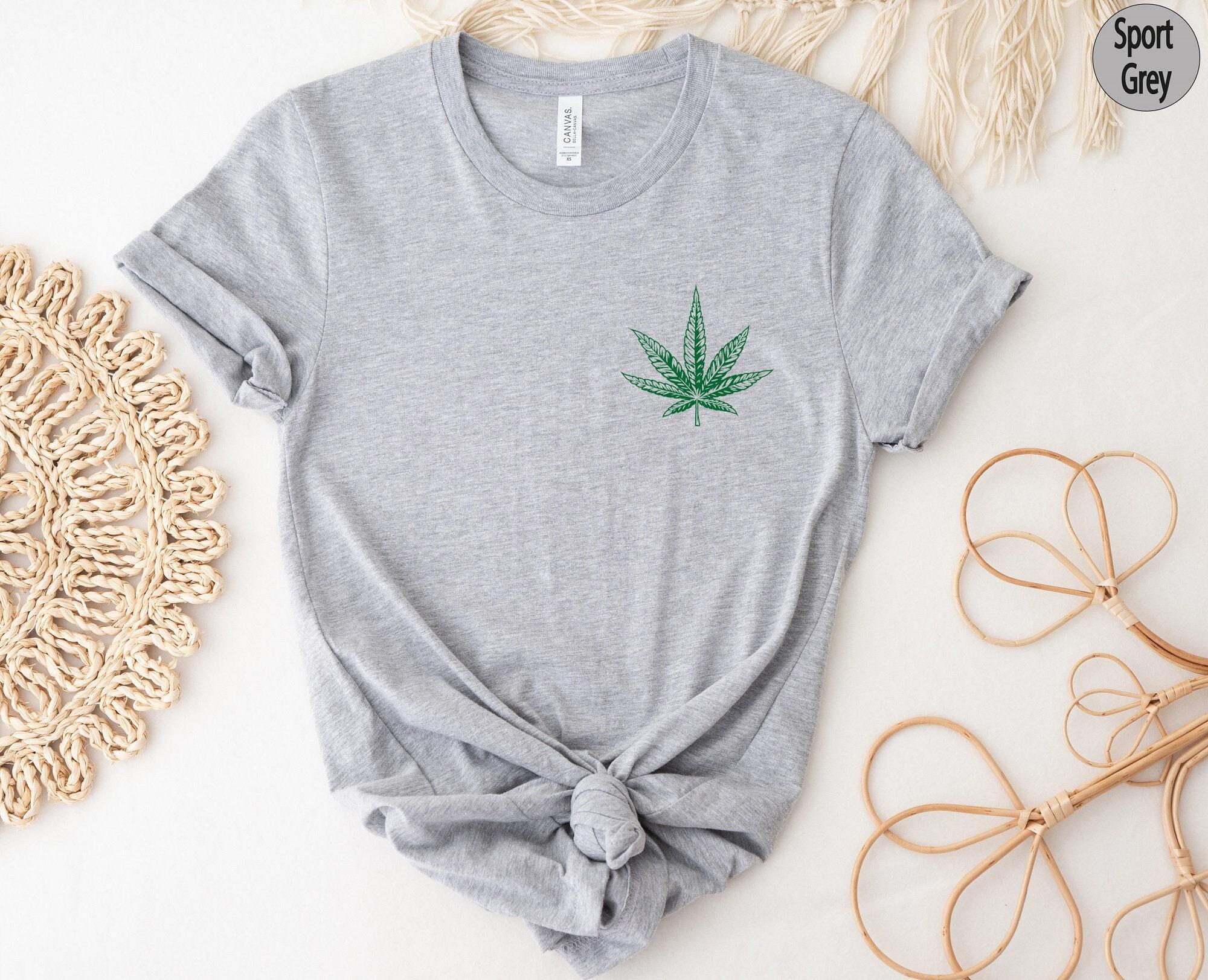 Plant Leaf Sweatshirts | 420 Gifts For Women, Weed Lover Gift, Cute Smoker Gifts, Gifts For Friends, Gifts For Girlfriend, Smoke Weed Shirt