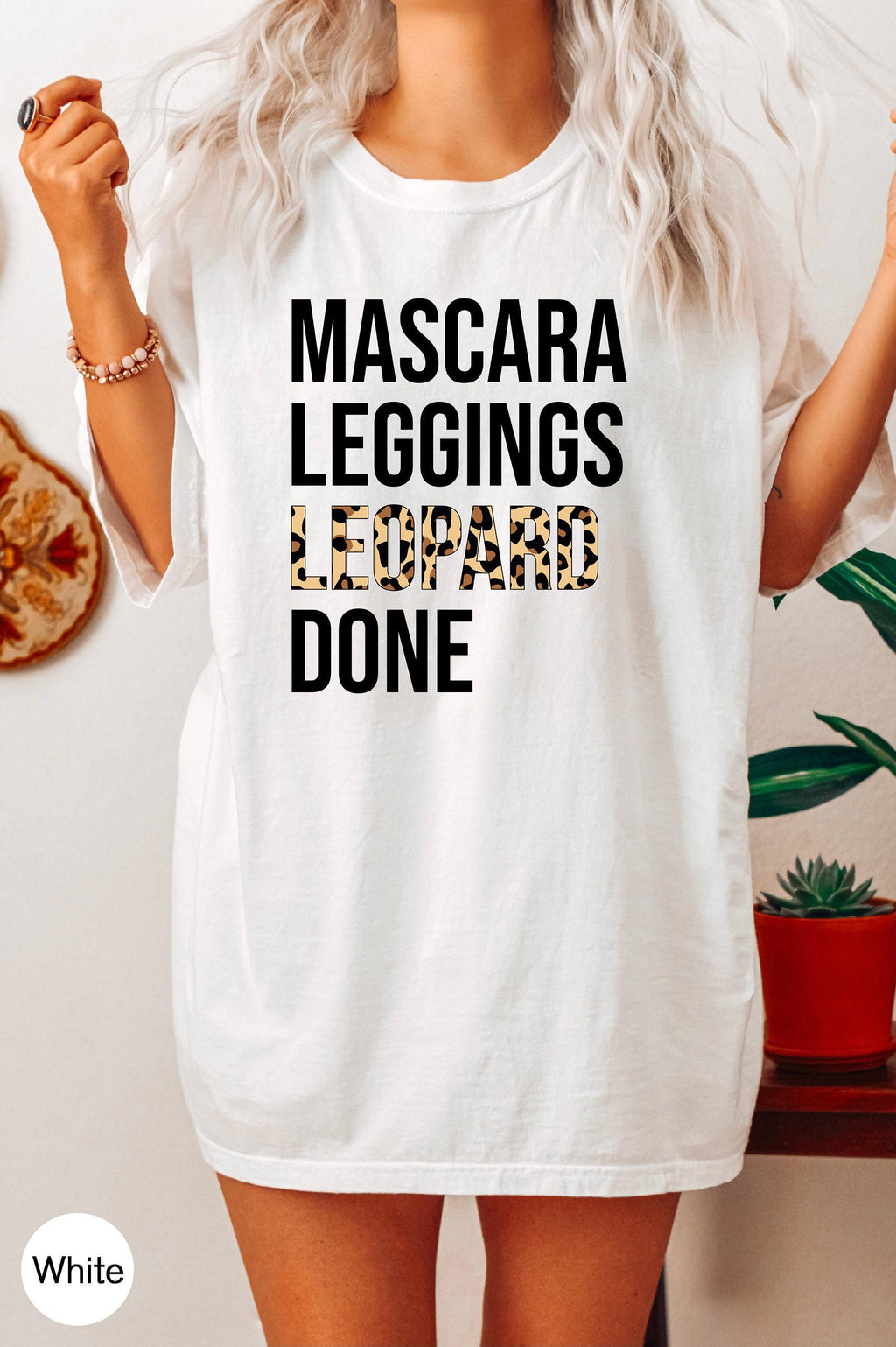 Women's Leopard Sweatshirt, Mascara Leggings Leopard Done Shirt, Trendy Hoodie For Girls, Hot Girl Shirts, Funny Gifts For Girlfriend