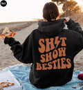 Shit Show Hoodie | Matching Shirt Gift for Besties, Champagne Lover Gift, Celebration Drink T, Champagne Addict Tee, Bach Party Favors