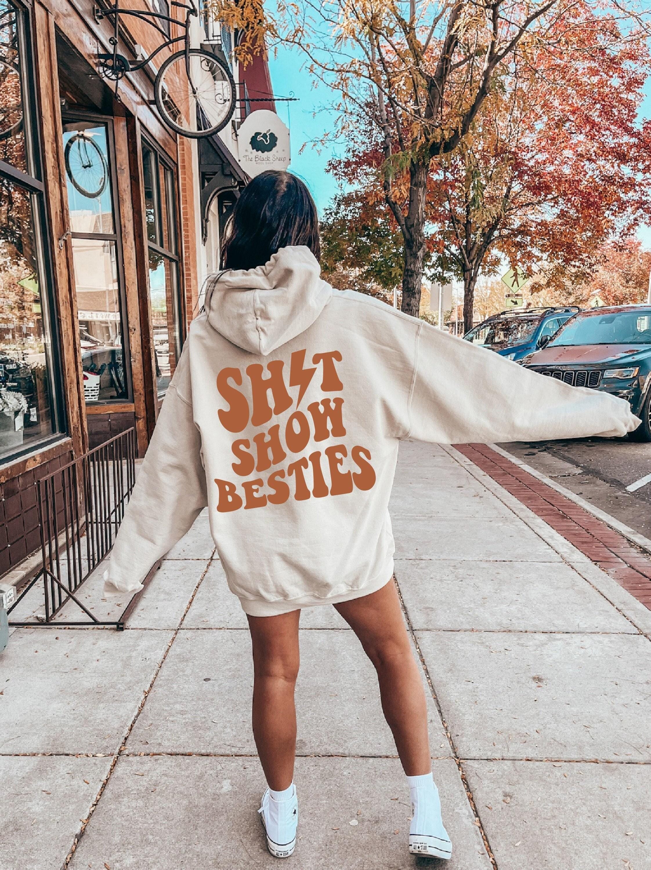 Shit Show Hoodie | Matching Shirt Gift for Besties, Champagne Lover Gift, Celebration Drink T, Champagne Addict Tee, Bach Party Favors