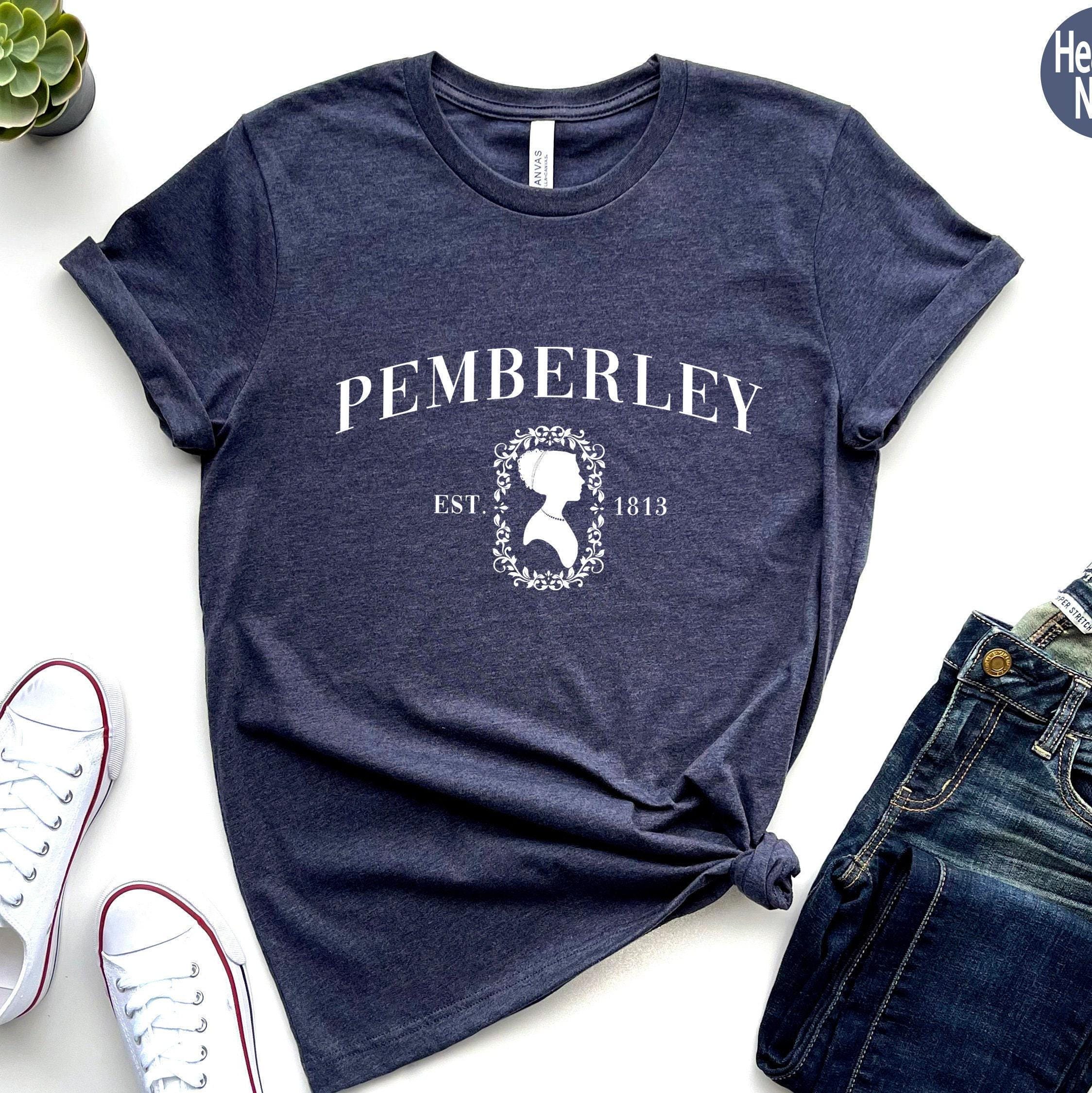 Pemberley Sweatshirt, Pride and Prejudice Sweatshirt, Literary Shirt, Jane Austen Shirt, Bookworm Hoodie, Book Lover Gif
