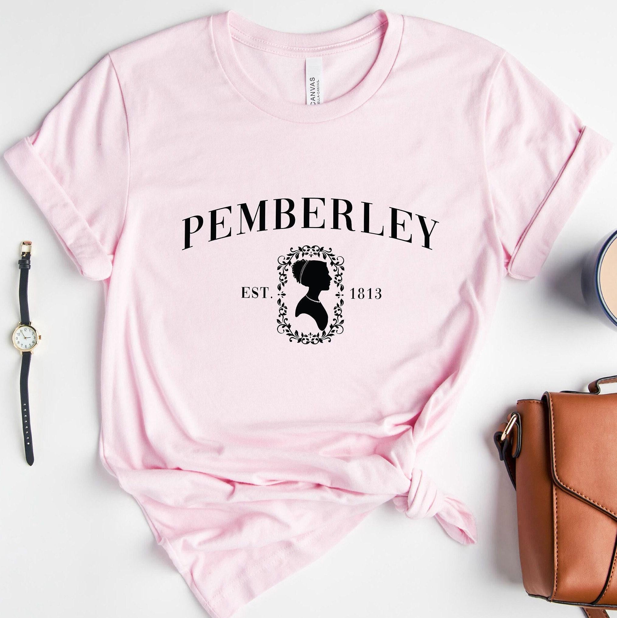 Pemberley Sweatshirt, Pride and Prejudice Sweatshirt, Literary Shirt, Jane Austen Shirt, Bookworm Hoodie, Book Lover Gif