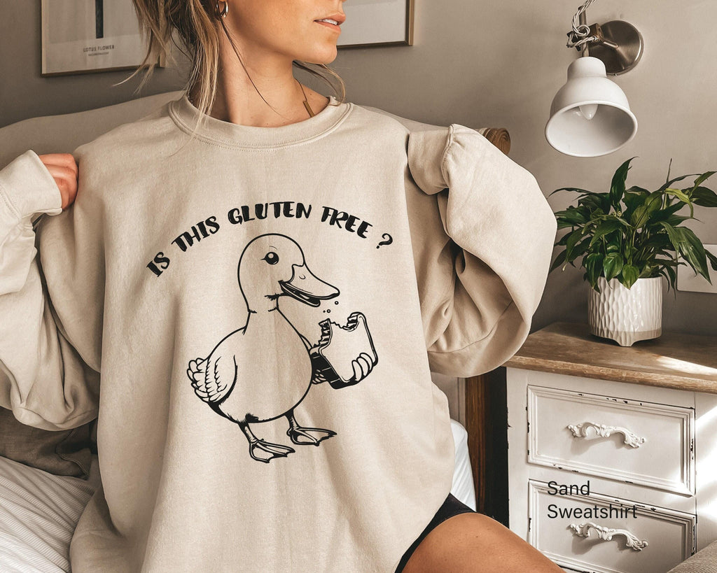 Is This Gluten Free Sweatshirt | Funny Gluten Intolerance Shirt, Gluten Free Gift, Anti Gluten Club Tee, Autoimmune Disease T, Allergic