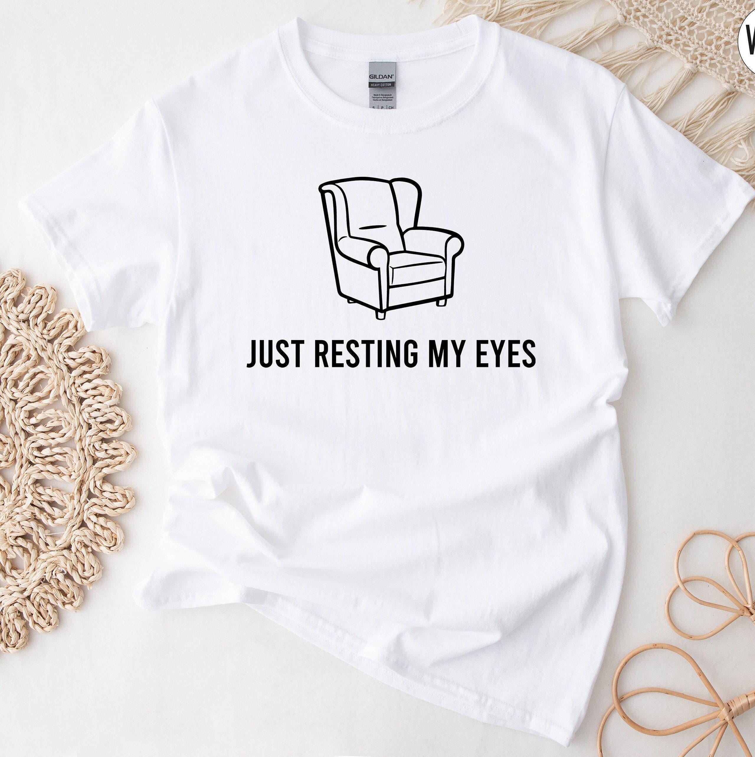 Just Resting My Eyes Shirt | Grandparent Gifts For Christmas, Funny Dad Gift, Gift From Daughter, Fathers Day Gifts, Funny Gifts For Men