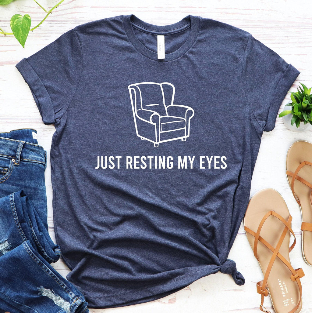 Just Resting My Eyes Shirt | Grandparent Gifts For Christmas, Funny Dad Gift, Gift From Daughter, Fathers Day Gifts, Funny Gifts For Men