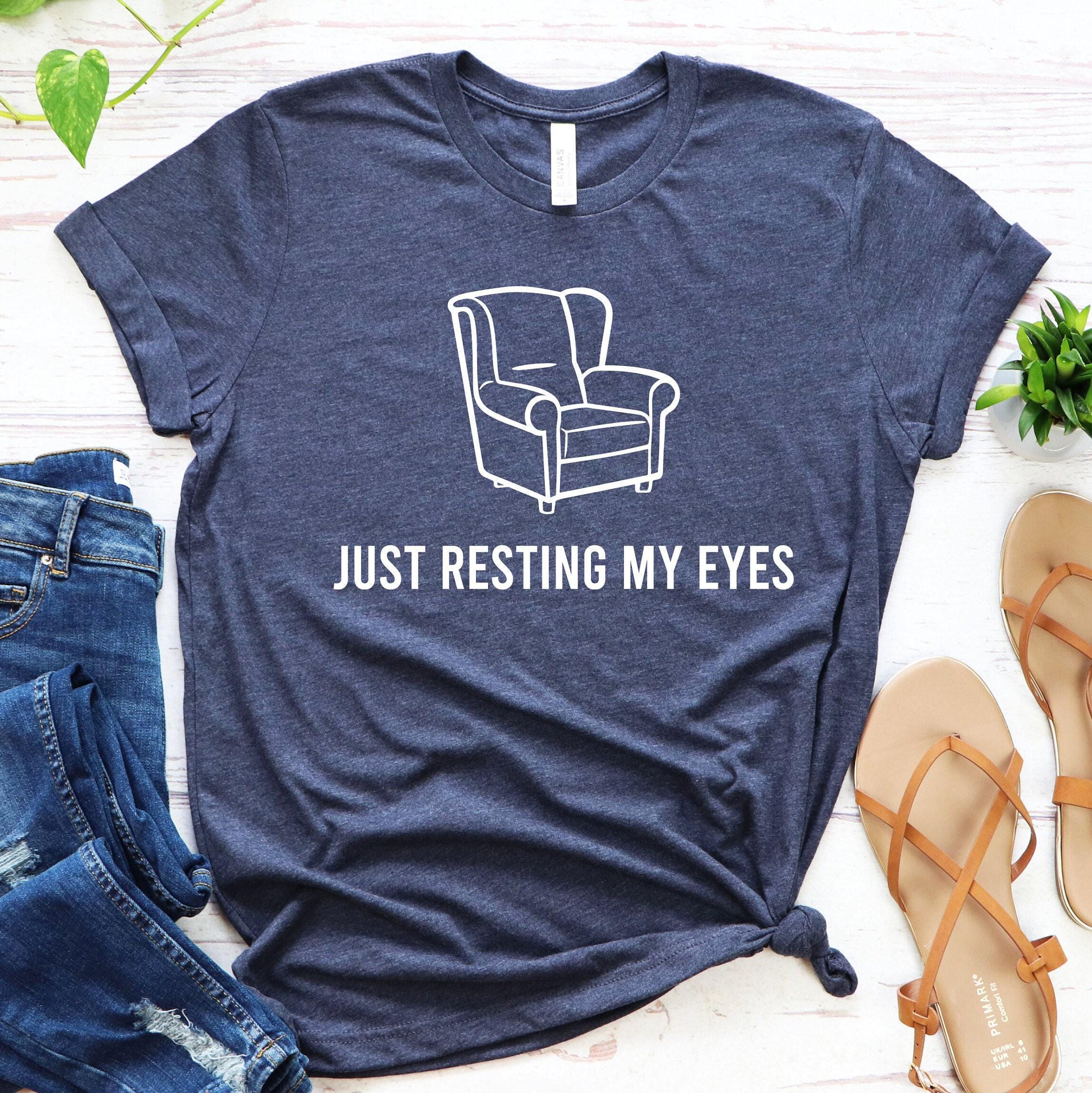 Just Resting My Eyes Shirt | Grandparent Gifts For Christmas, Funny Dad Gift, Gift From Daughter, Fathers Day Gifts, Funny Gifts For Men