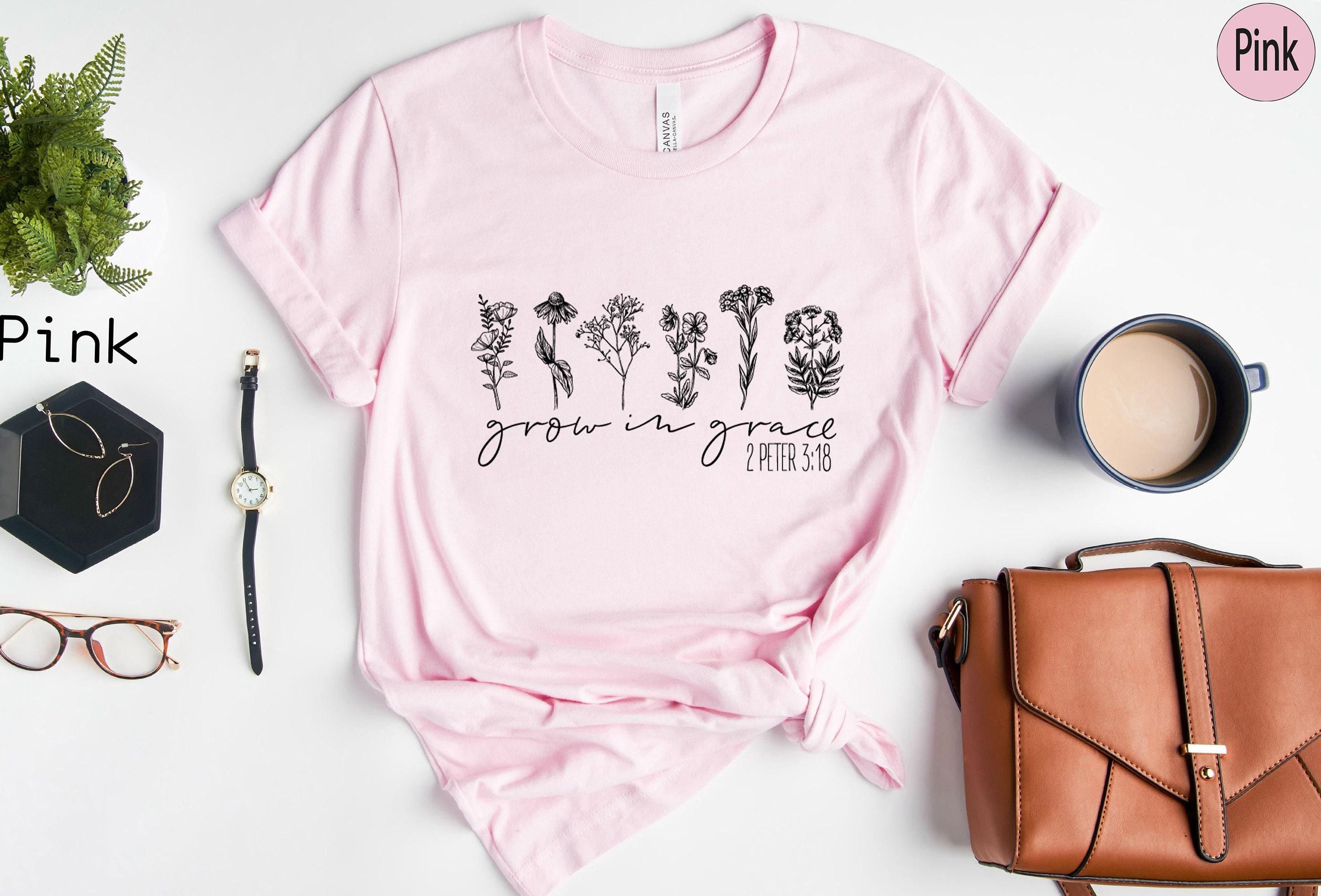 Grow In Grace Sweatshirt, Christian Sweatshirt, Bible Verse Shirt, Religious Gifts For Women, Faith Hoodie, Trendy Chris