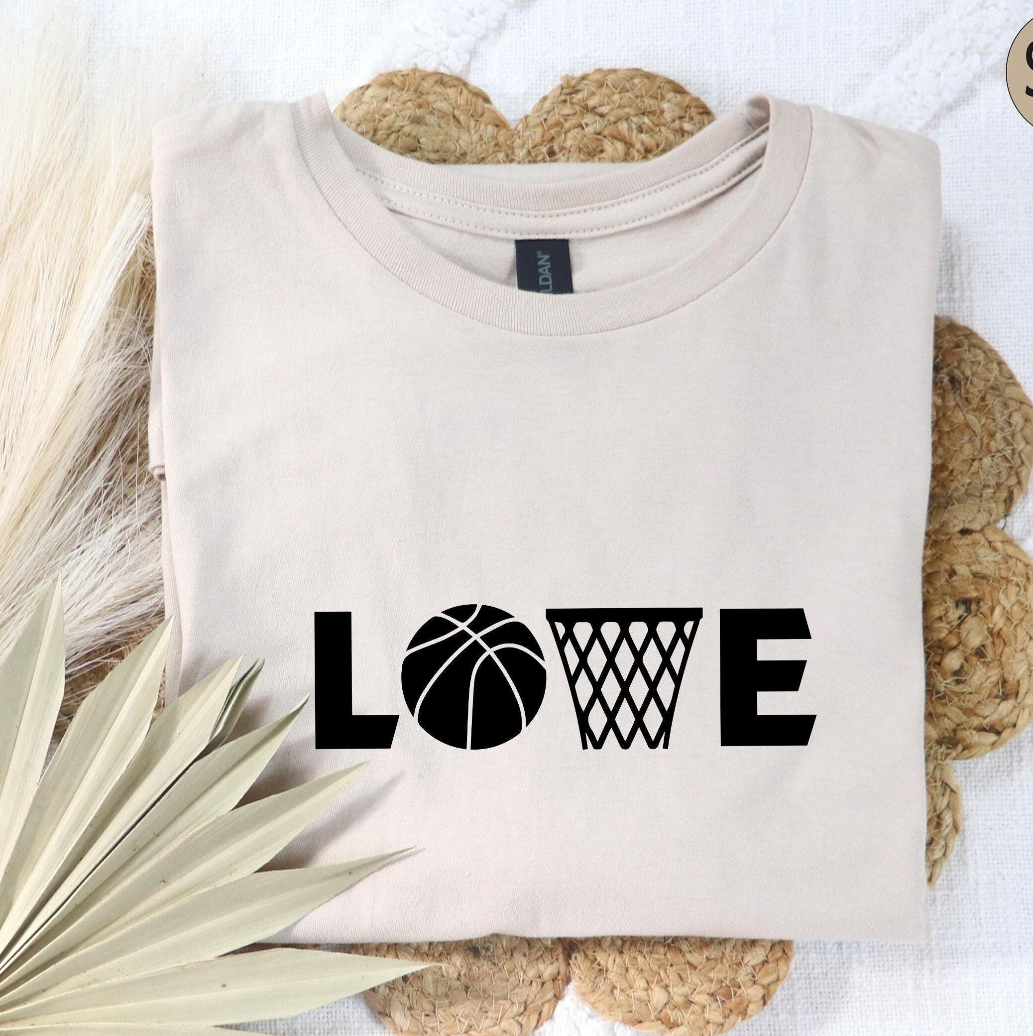 Cute Basketball Shirt, Basketball Player Shirt, Basketball Fan Shirt, Basketball Lover Gifts For Women, Trendy Game Day Shirt