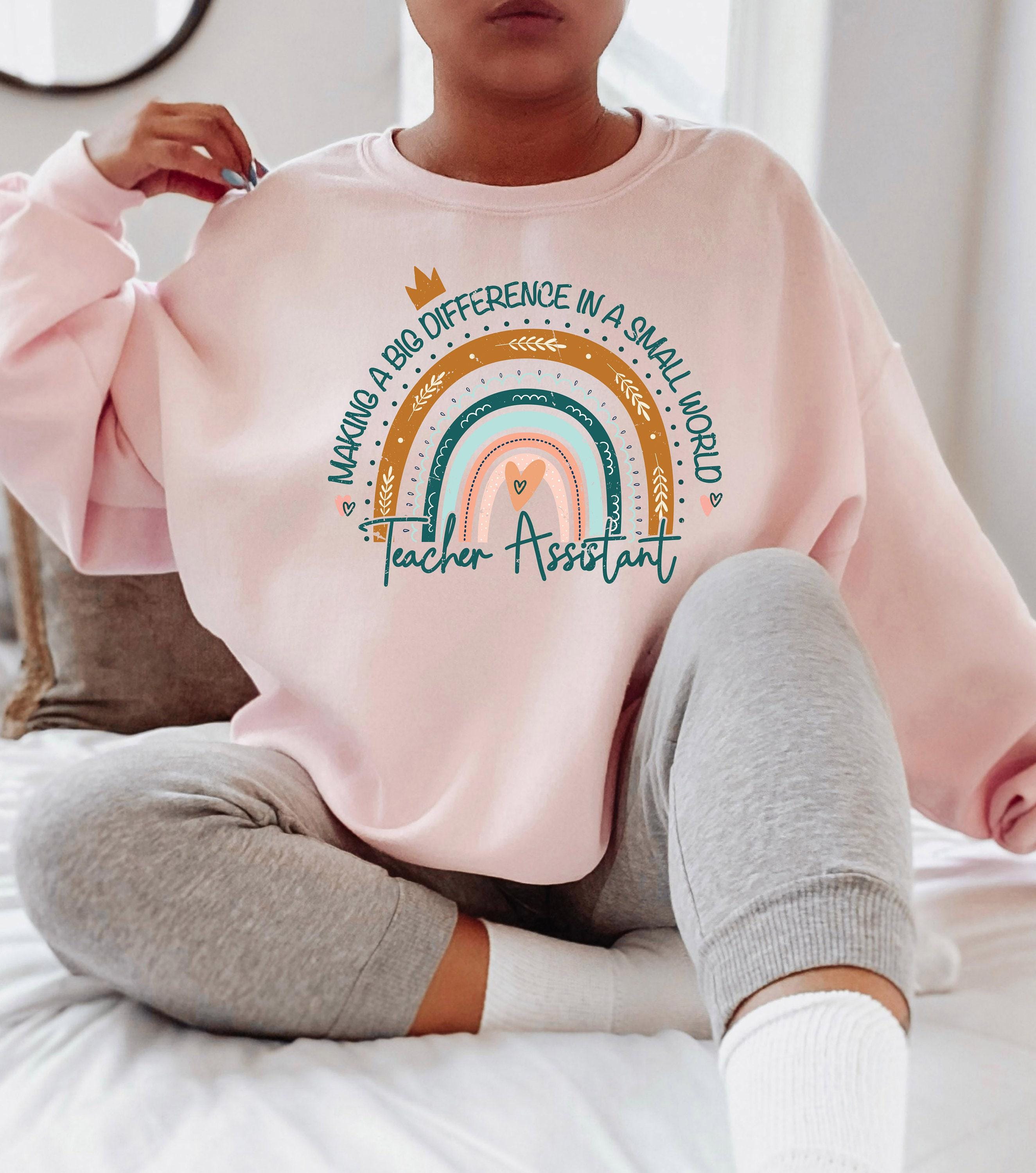 Teacher Assistant Sweatshirt, Substitute Teacher Hoodie, TA Shirt, Teacher Squad Apparel, Back To School Tee, Para Educa