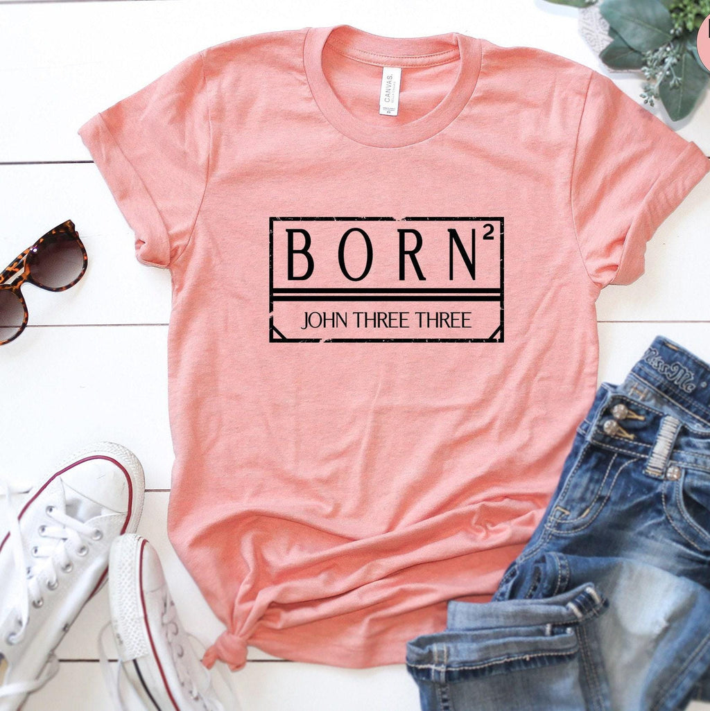 Born Again Sweatshirt, John 3:3 Shirt, Funny Christian Hoodie, Bible Verse T shirt, Religious Tshirt, Faith T-shirt, Christian Gifts