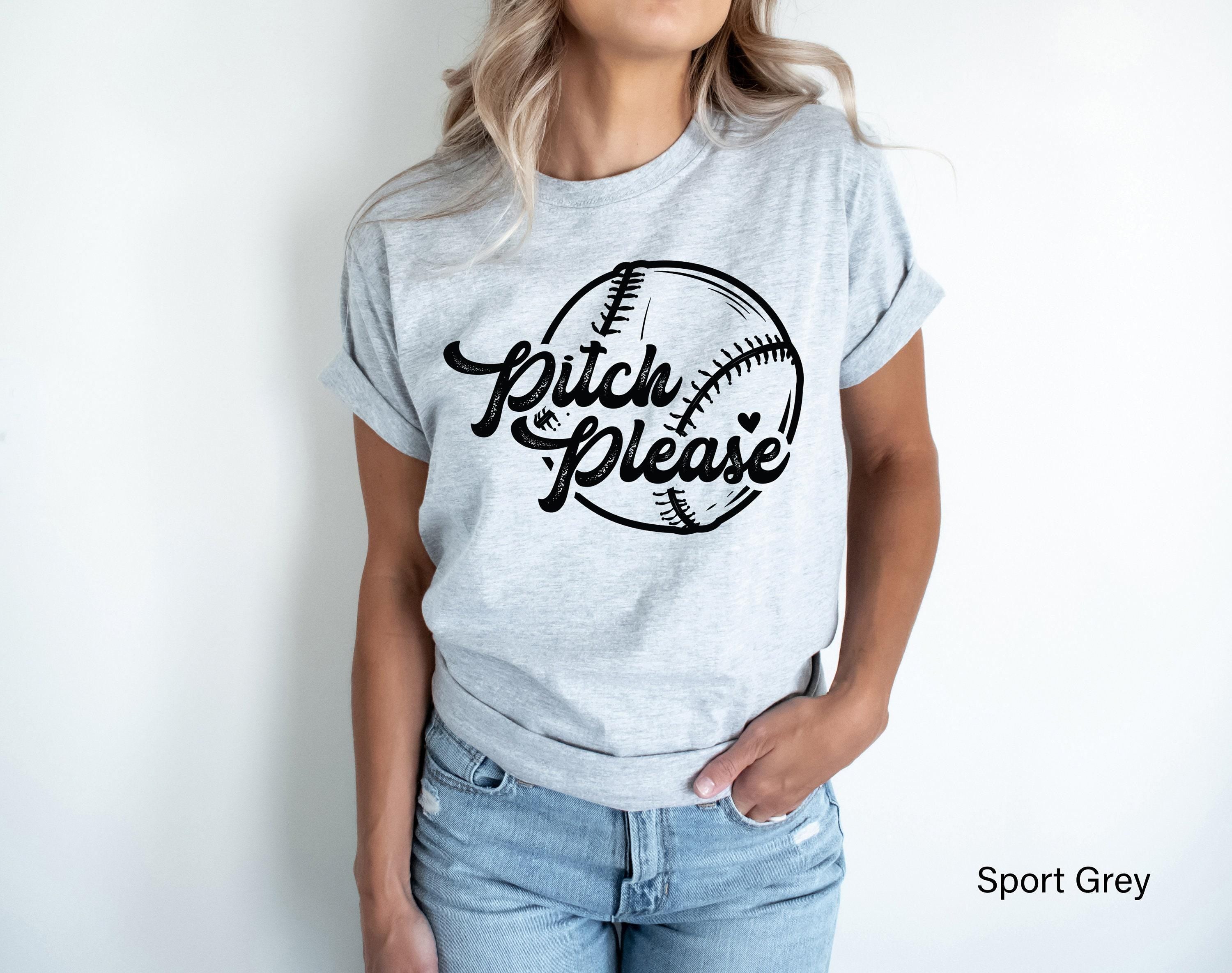 Women's Funny Baseball Sweatshirt, Pitch Please Shirt, Baseball Mom Shirt, Baseball Player Gifts, Baseball Team Hoodie, Coach Gifts