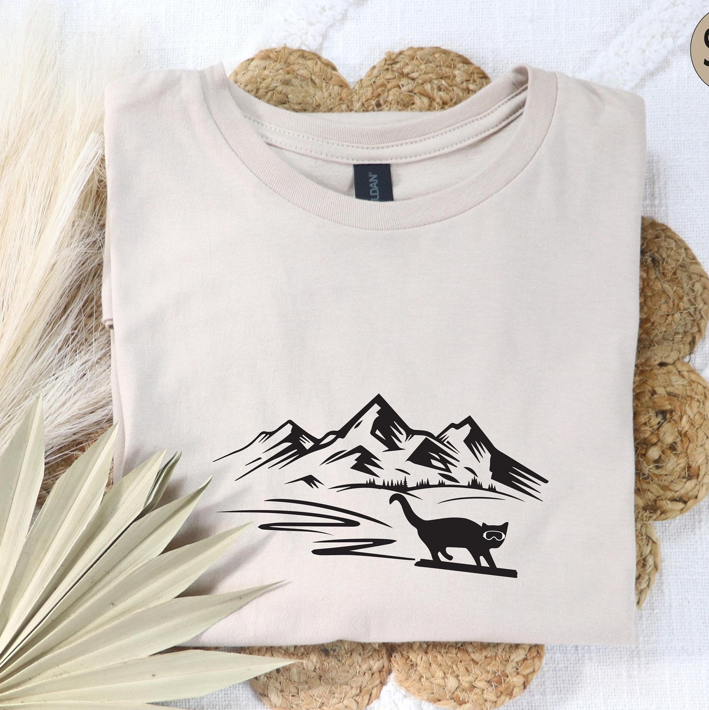 Funny Snowboarding Shirt, Women's Snowboard Sweatshirts, Cute Snowboarder Gifts For Her, Snowboard Trip Shirts, Mountain Sports Tees
