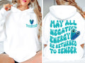 Evil Eye Hoodie, May All Negative Energy Be Returned To Sender Sweatshirt, Aesthetic Trendy Shirt, Spiritual Protection Tee, Mom Gift