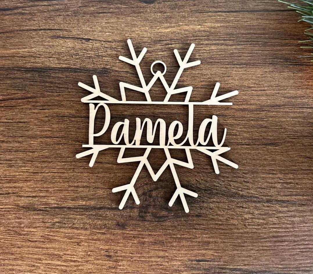 Personalized  Name Christmas Ornament, Custom Christmas Wood Ornament, Xmas  Décor, Family Christmas Ornament, Gift for Christmas