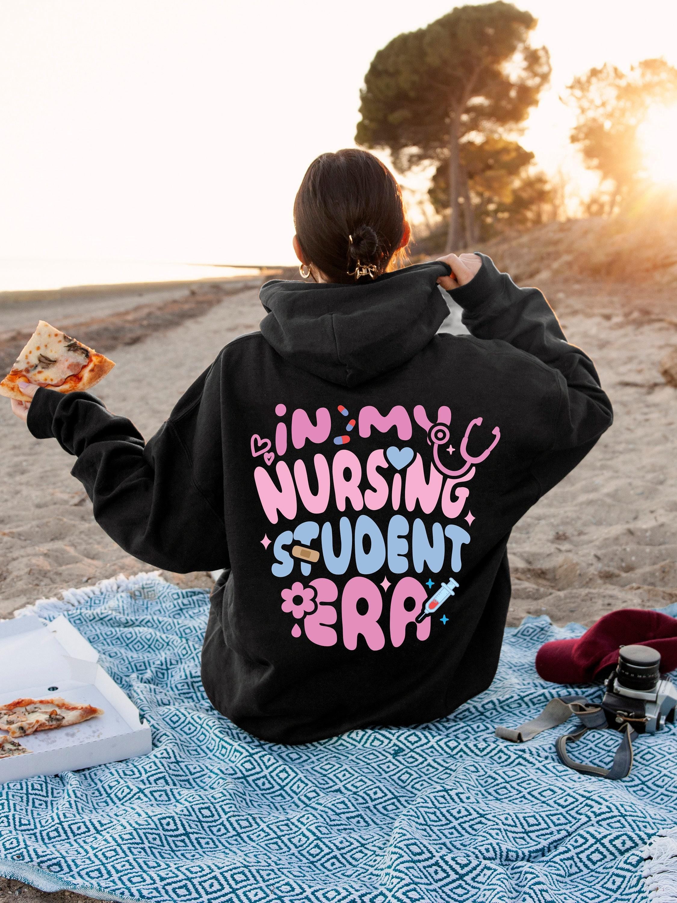 In My Nursing Student Era Hoodie, Future Nurse Sweatshirt For New Nurse, Preppy Nurse Graduation T-Shirt, Gift For Nursing Student