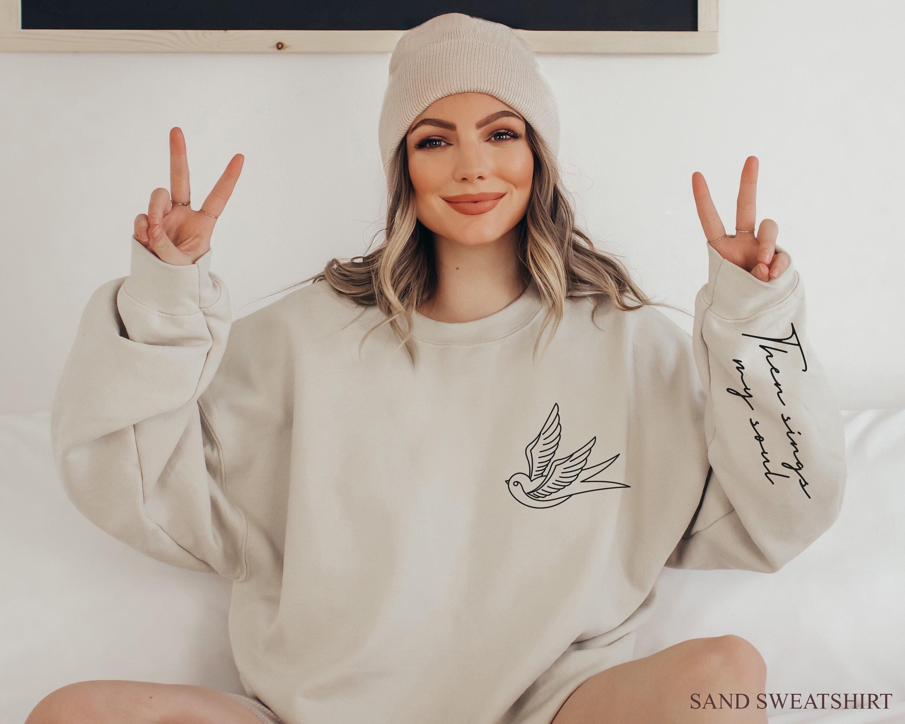 Then Sings My Soul Sweatshirt, Aesthetic Christian Shirt For Women, Bible Verse Hoodie, Religious Sweater, Gift For Cath